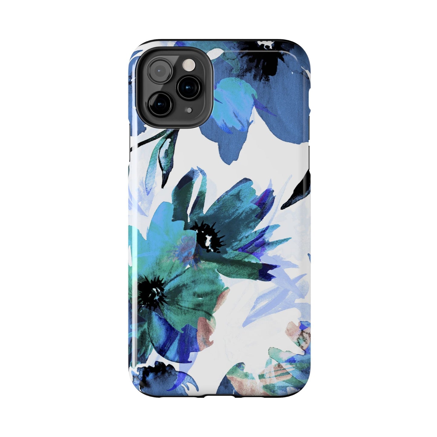 iPhone Case – Serene Blue Blossom - BOGO Cases