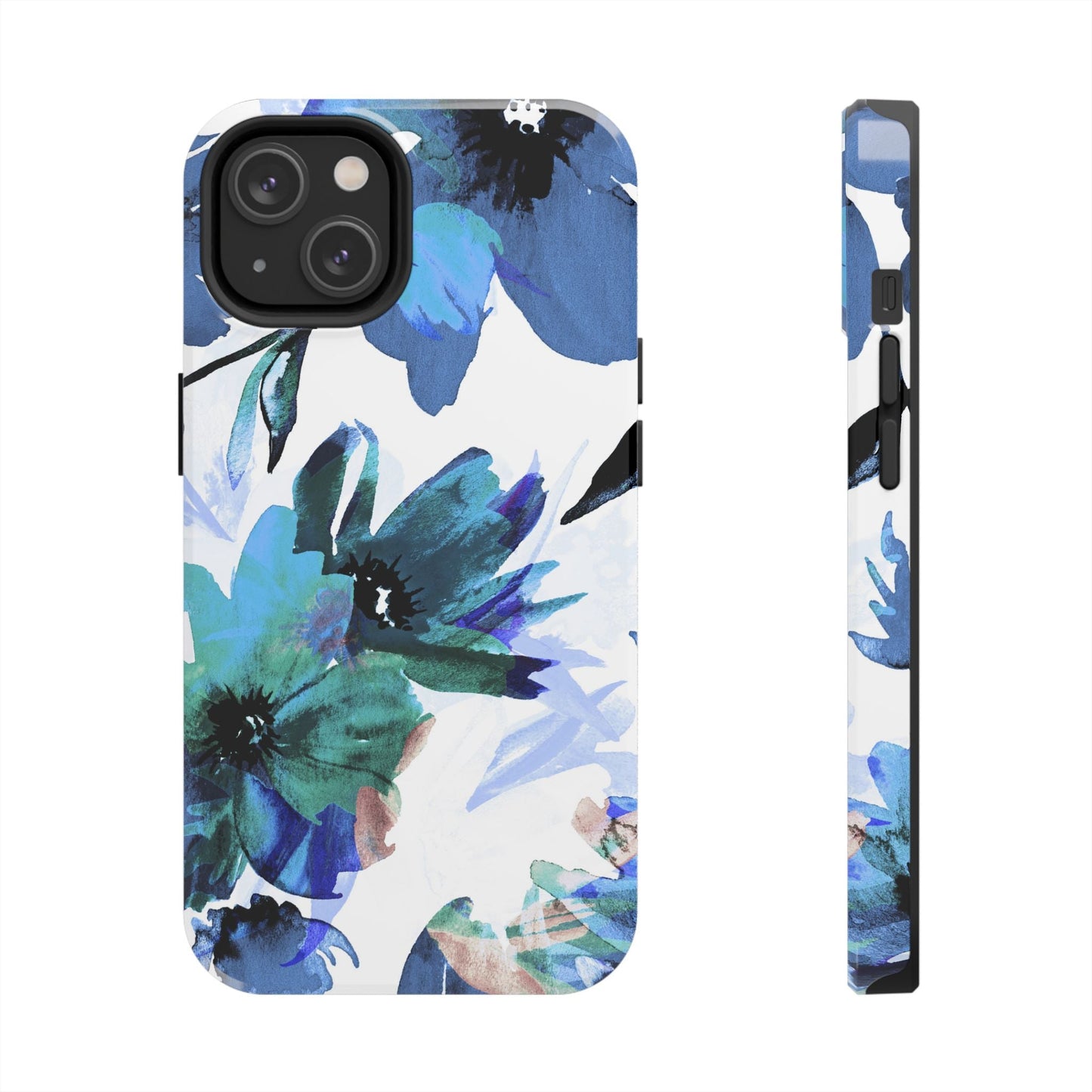 iPhone Case – Serene Blue Blossom - BOGO Cases