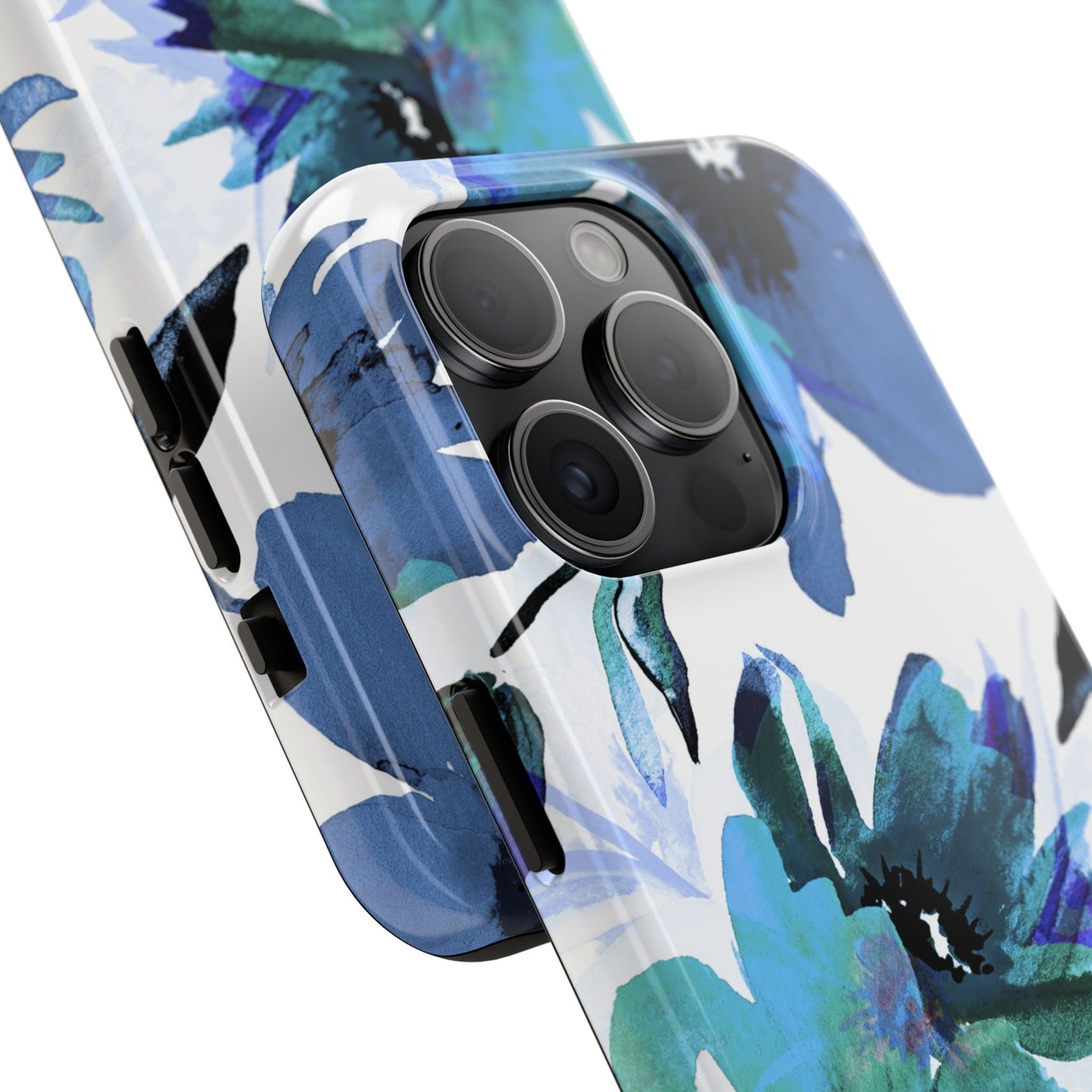 iPhone Case – Serene Blue Blossom - BOGO Cases