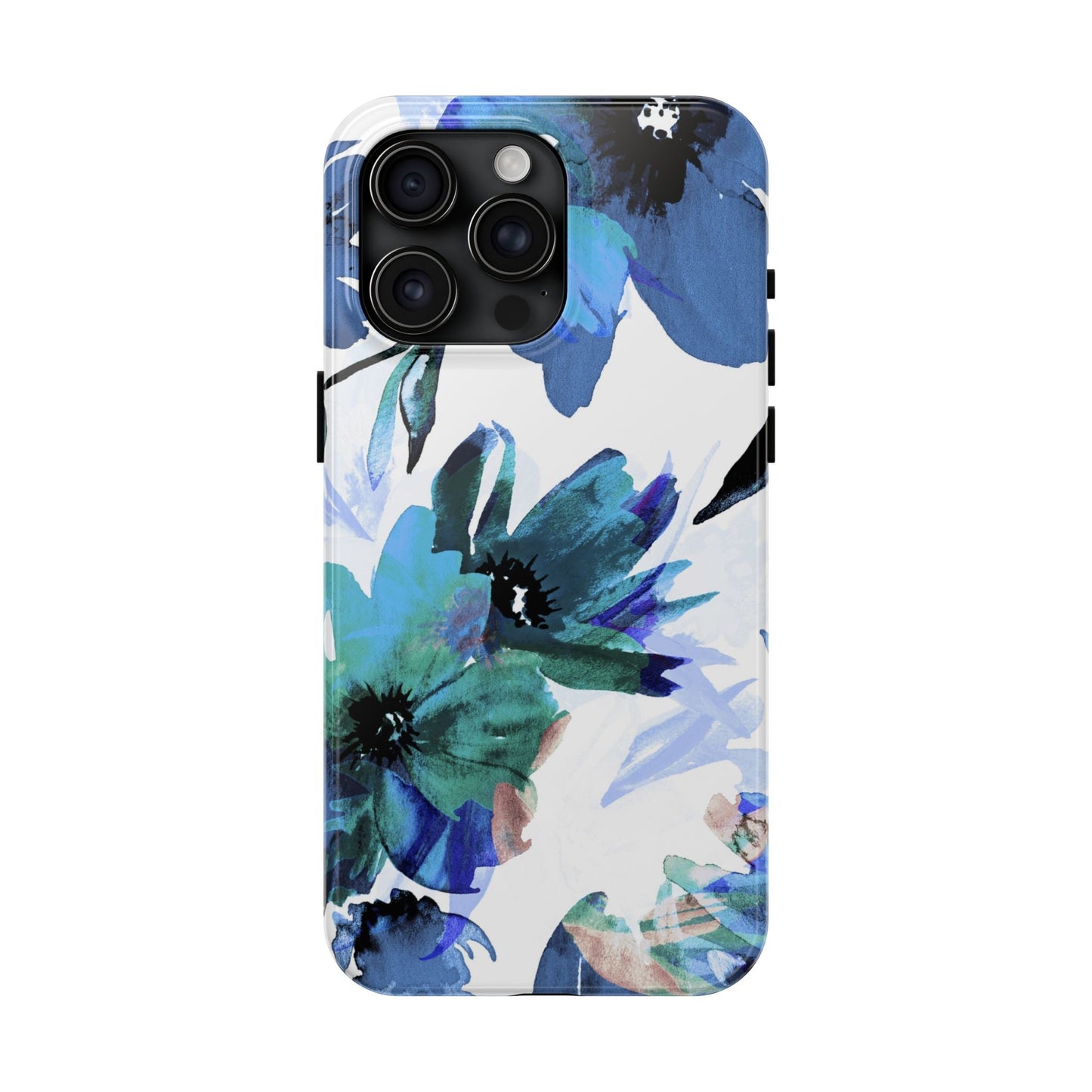 iPhone Case – Serene Blue Blossom - BOGO Cases
