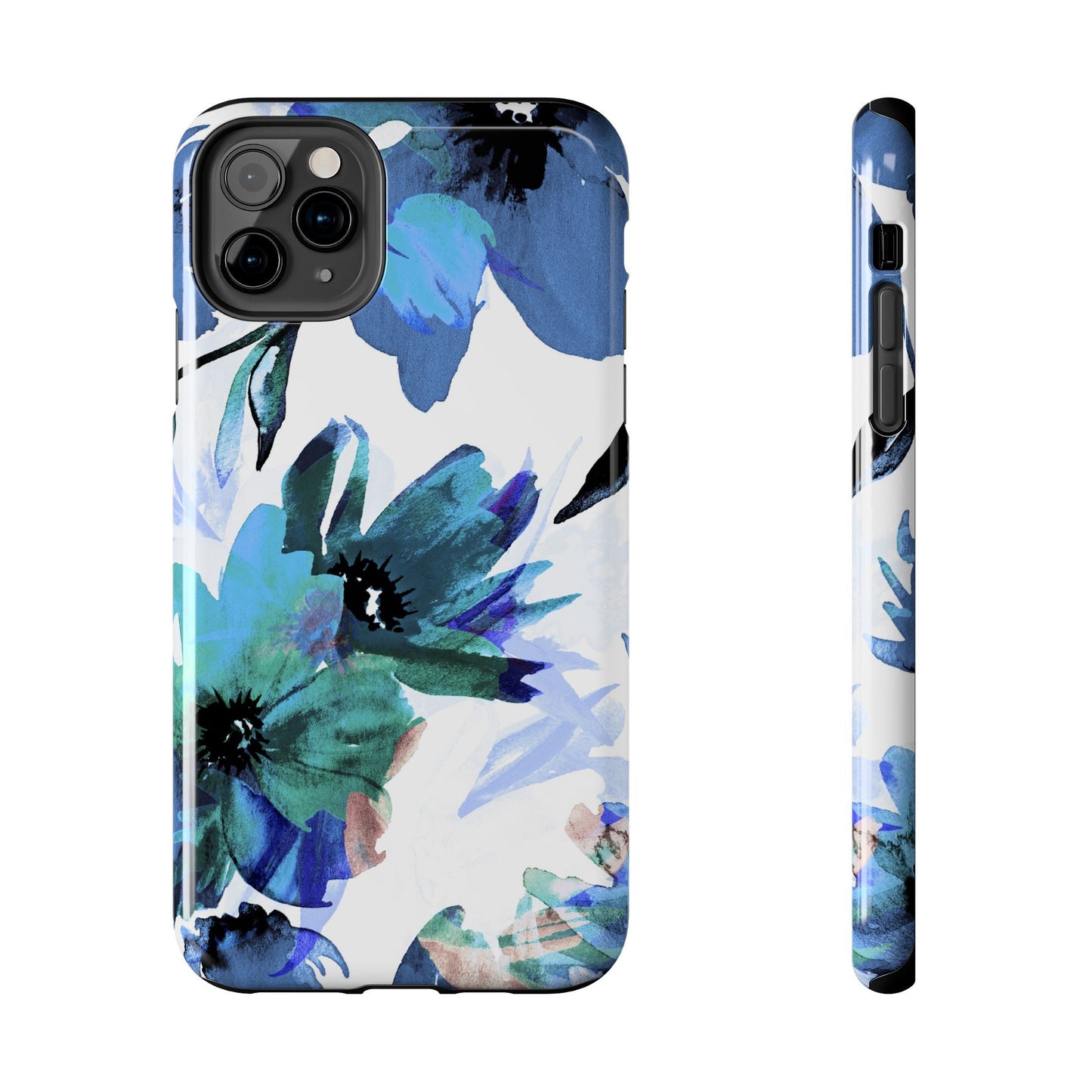 iPhone Case – Serene Blue Blossom - BOGO Cases