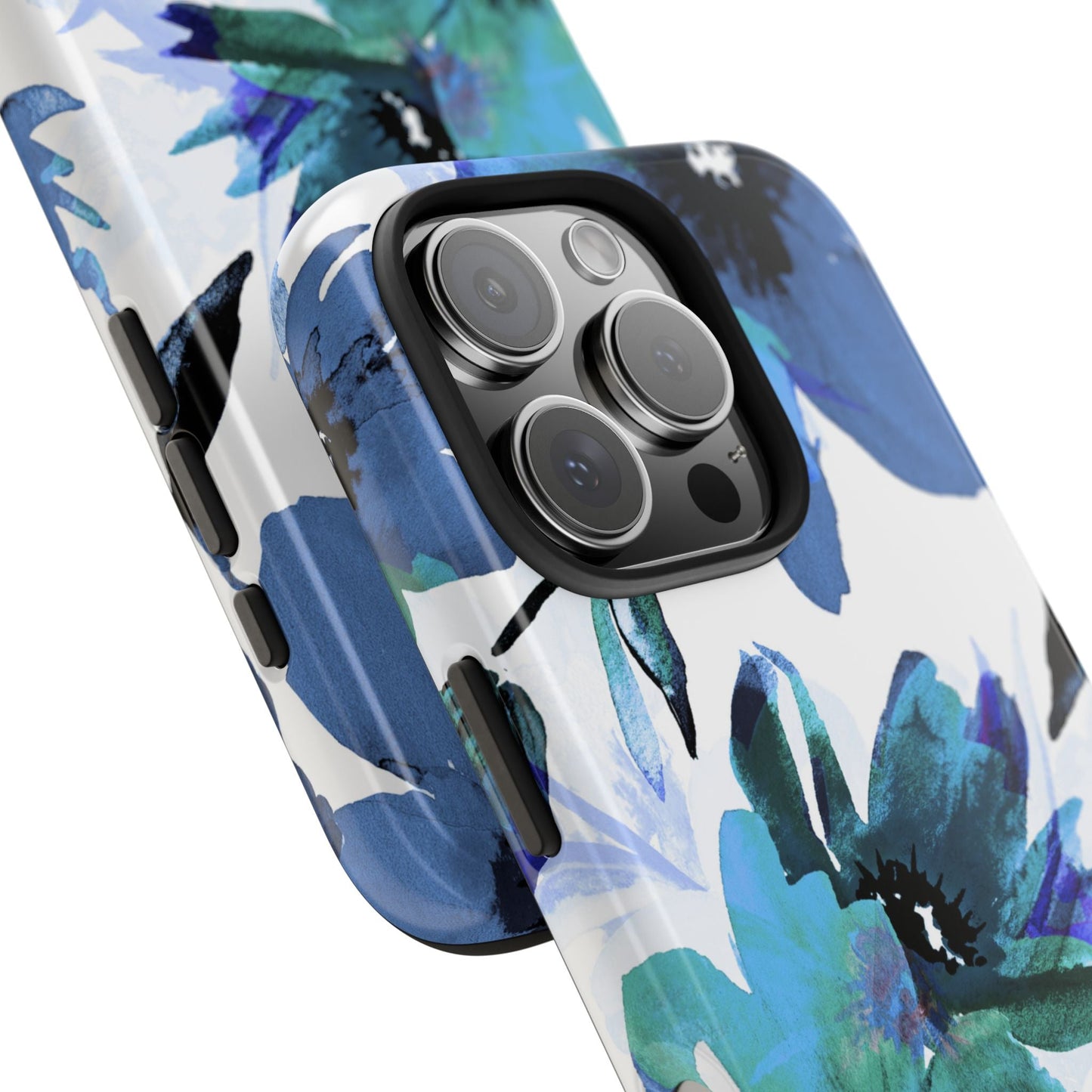 iPhone Case – Serene Blue Blossom - BOGO Cases