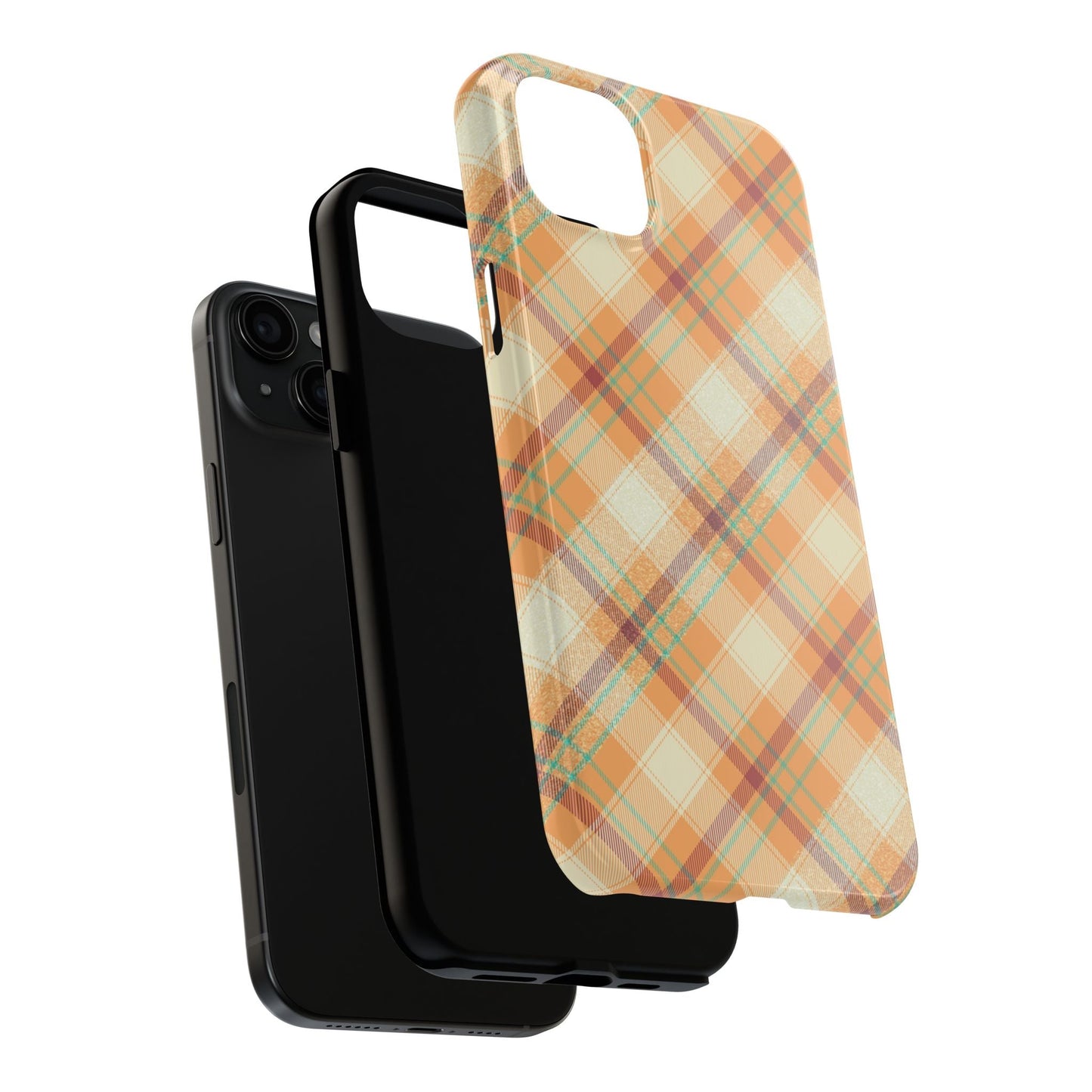 iPhone Case - Warm Autumn Plaid Design - BOGO Cases