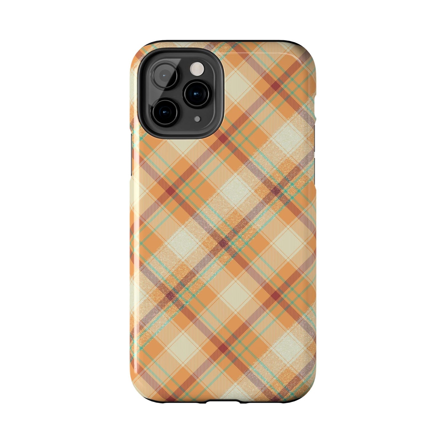 iPhone Case - Warm Autumn Plaid Design - BOGO Cases