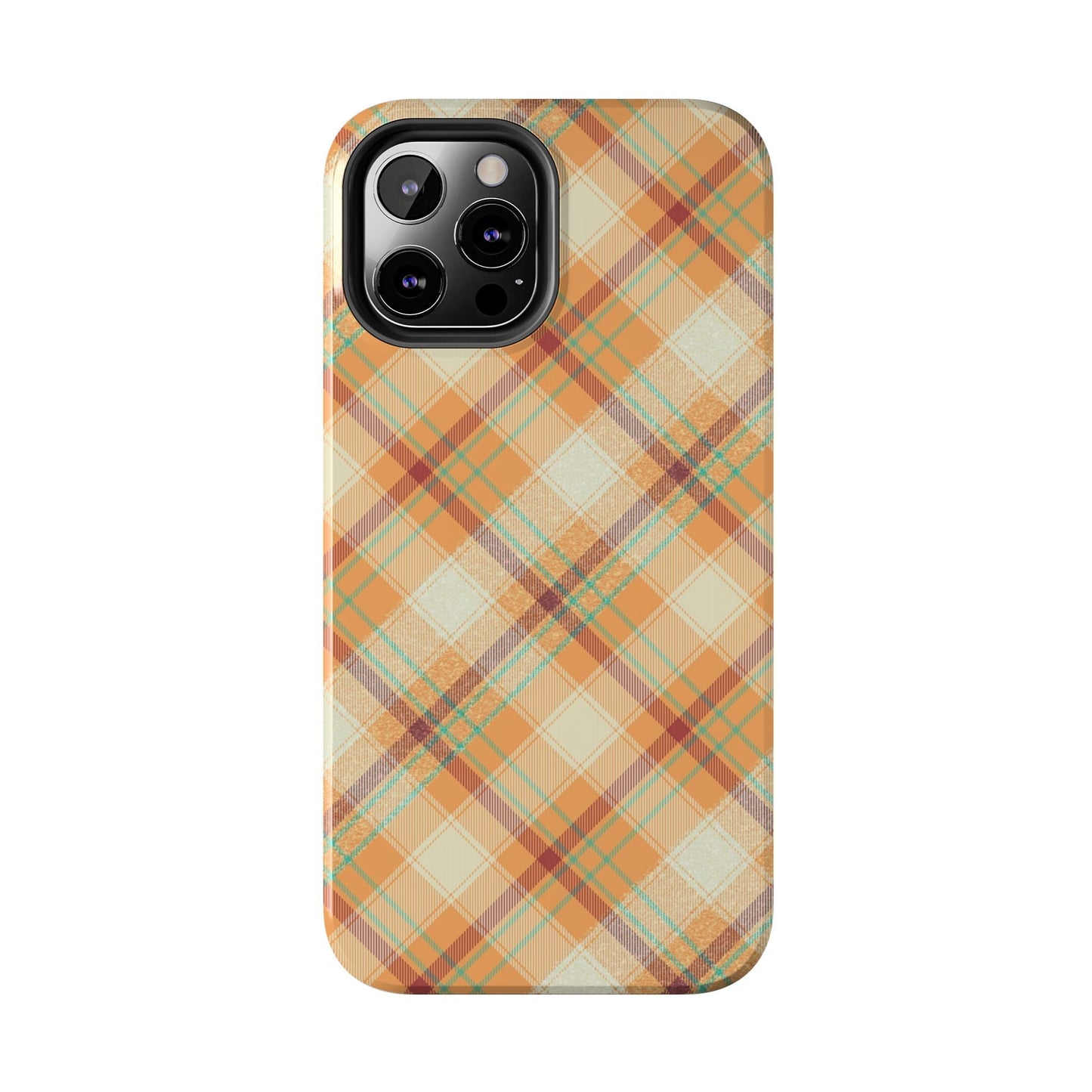 iPhone Case - Warm Autumn Plaid Design - BOGO Cases