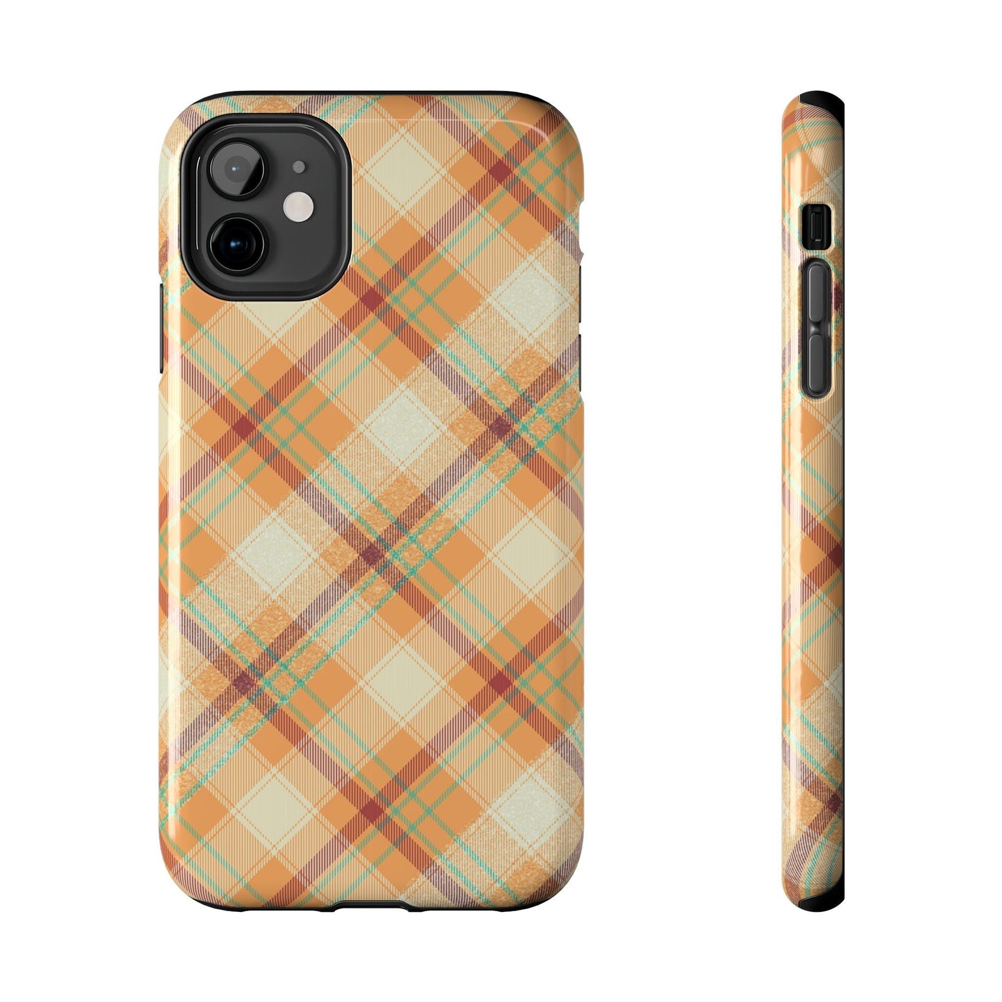 iPhone Case - Warm Autumn Plaid Design - BOGO Cases