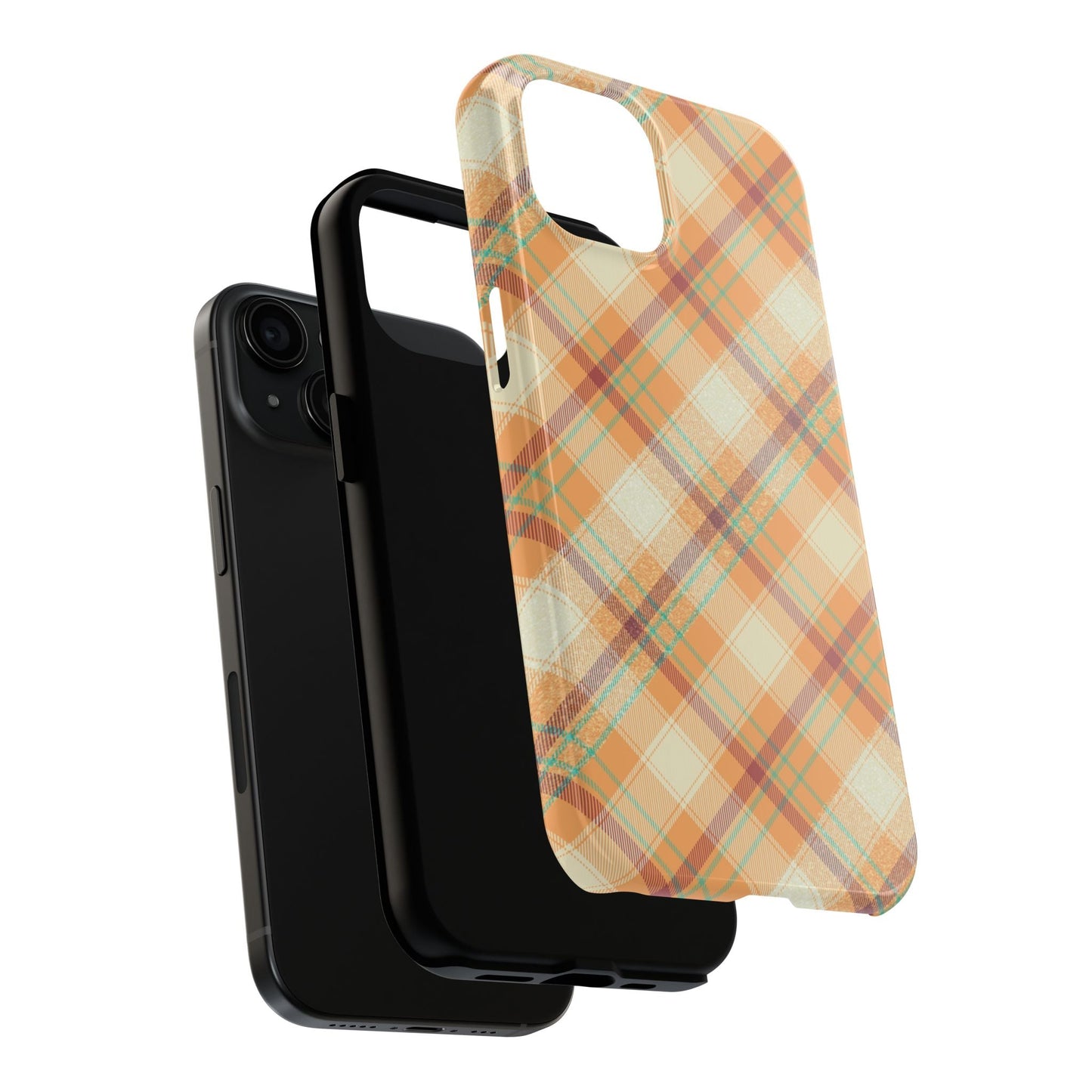 iPhone Case - Warm Autumn Plaid Design - BOGO Cases
