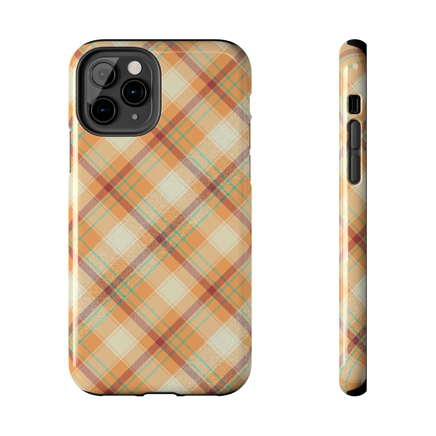iPhone Case - Warm Autumn Plaid Design - BOGO Cases