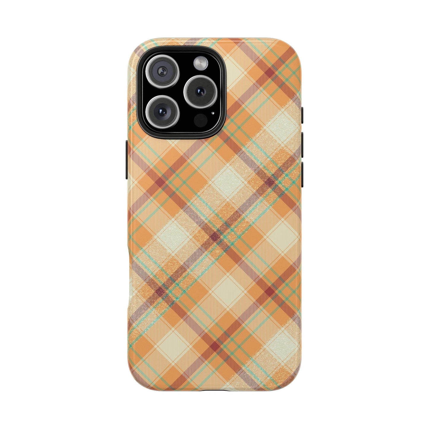 iPhone Case - Warm Autumn Plaid Design - BOGO Cases