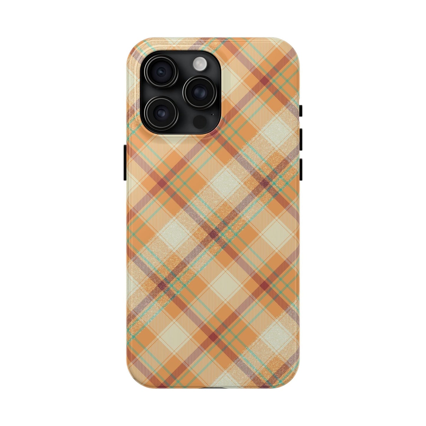 iPhone Case - Warm Autumn Plaid Design - BOGO Cases