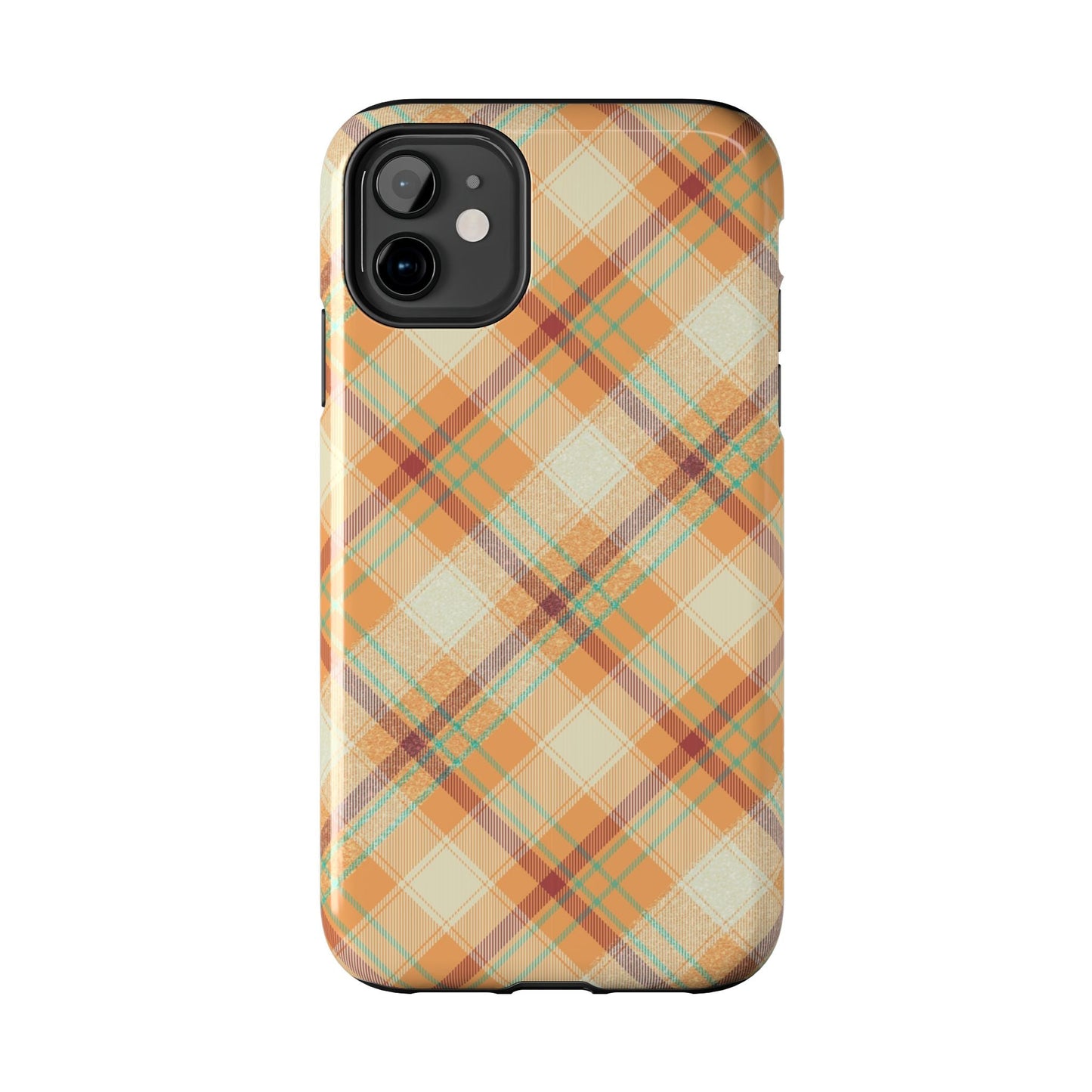 iPhone Case - Warm Autumn Plaid Design - BOGO Cases
