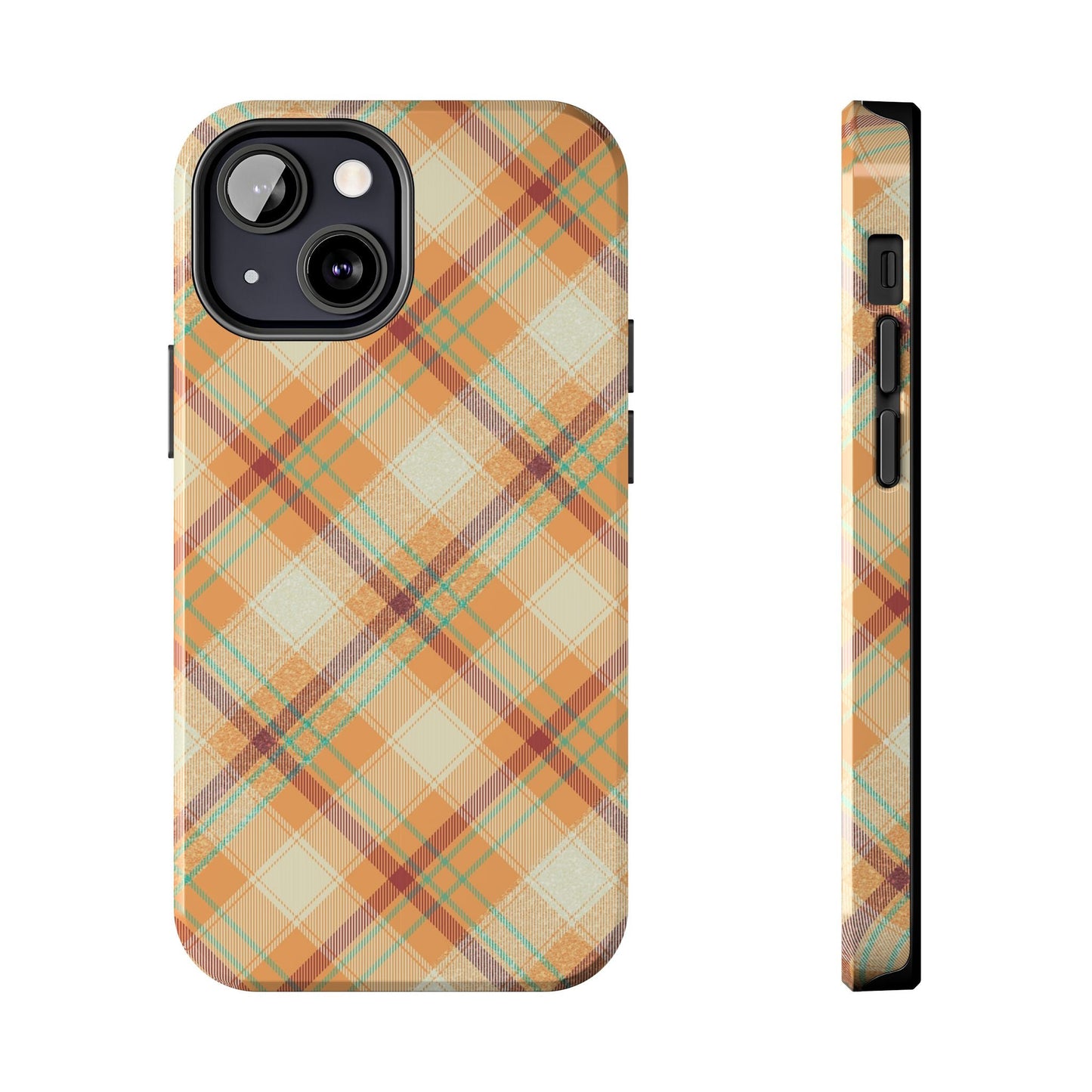 iPhone Case - Warm Autumn Plaid Design - BOGO Cases