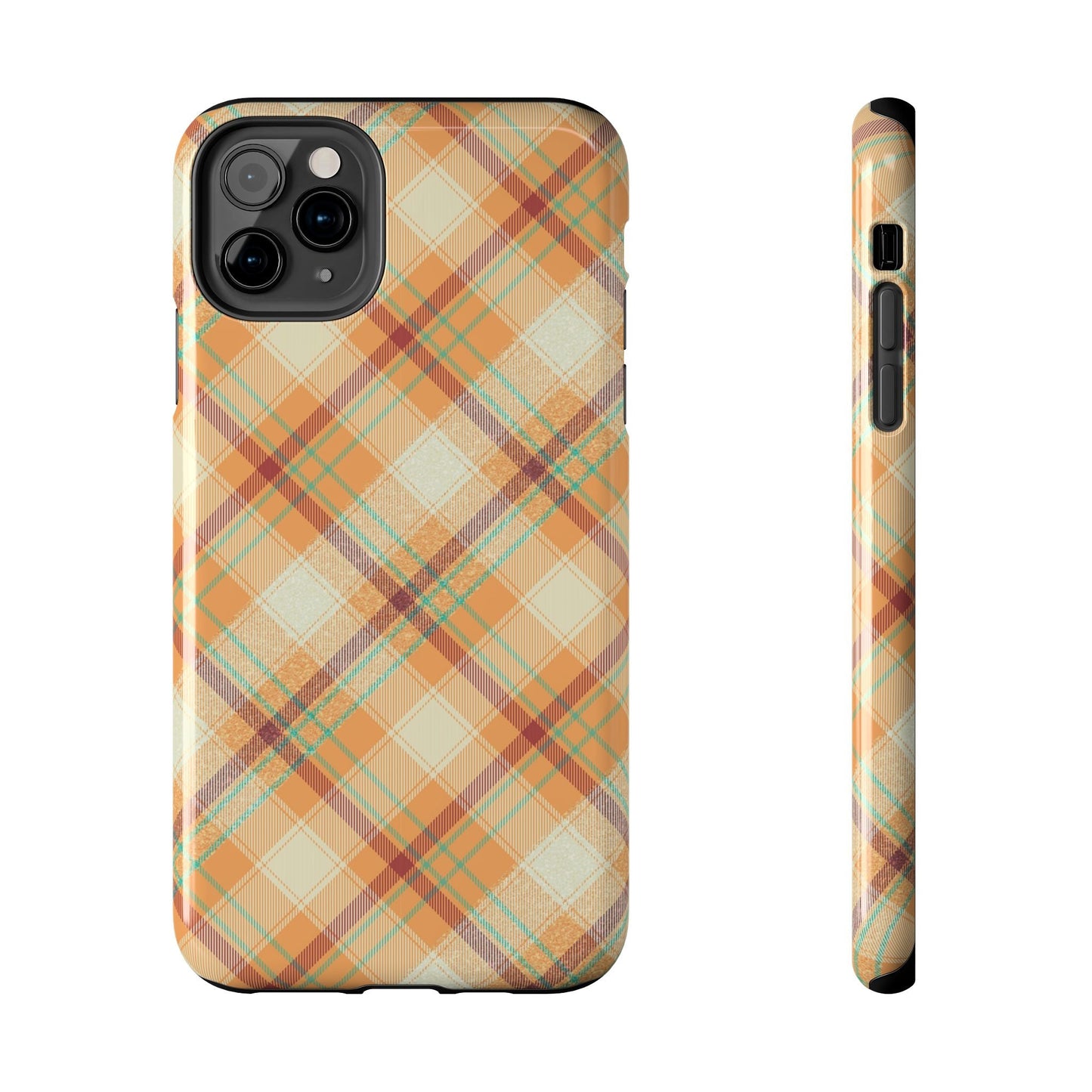 iPhone Case - Warm Autumn Plaid Design - BOGO Cases