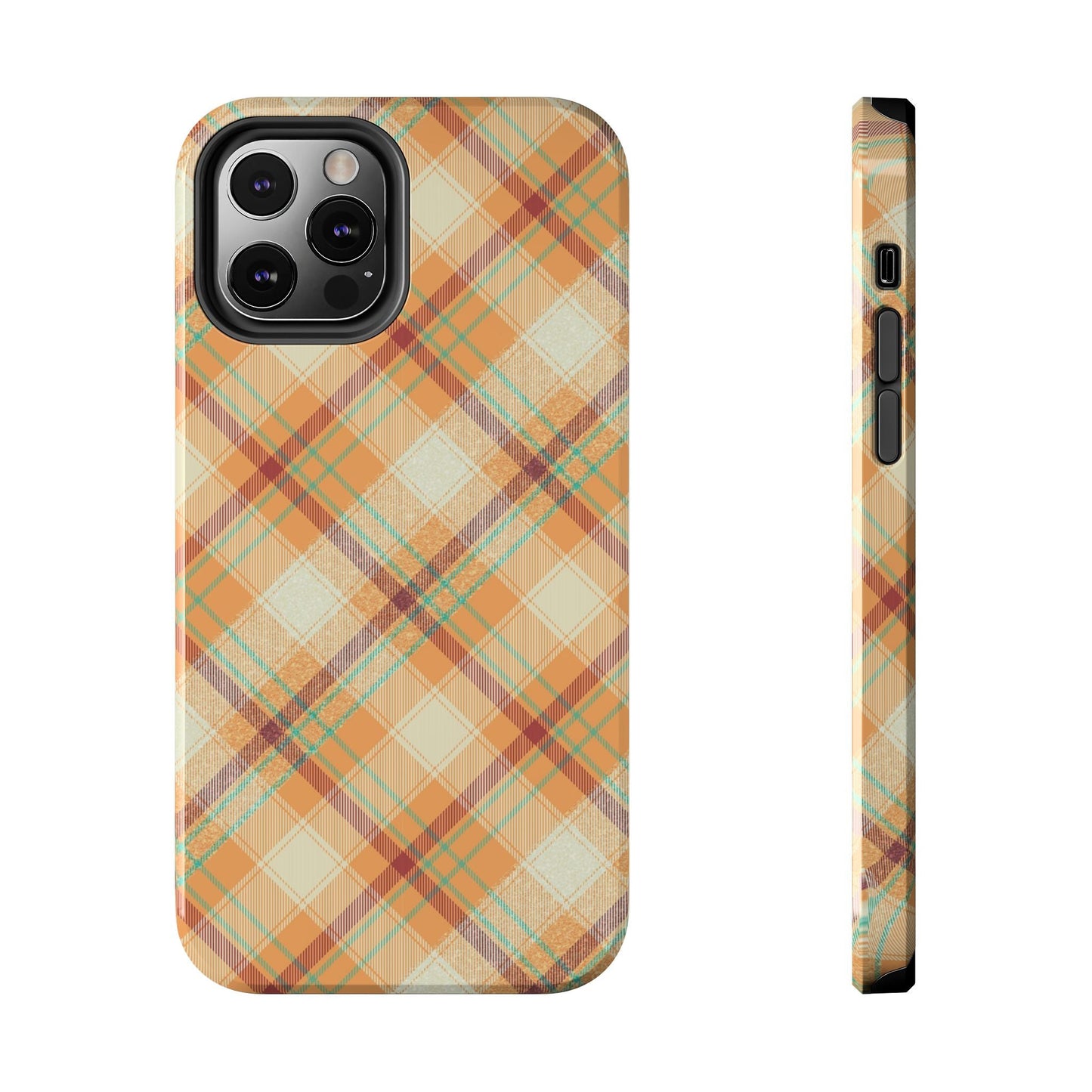 iPhone Case - Warm Autumn Plaid Design - BOGO Cases