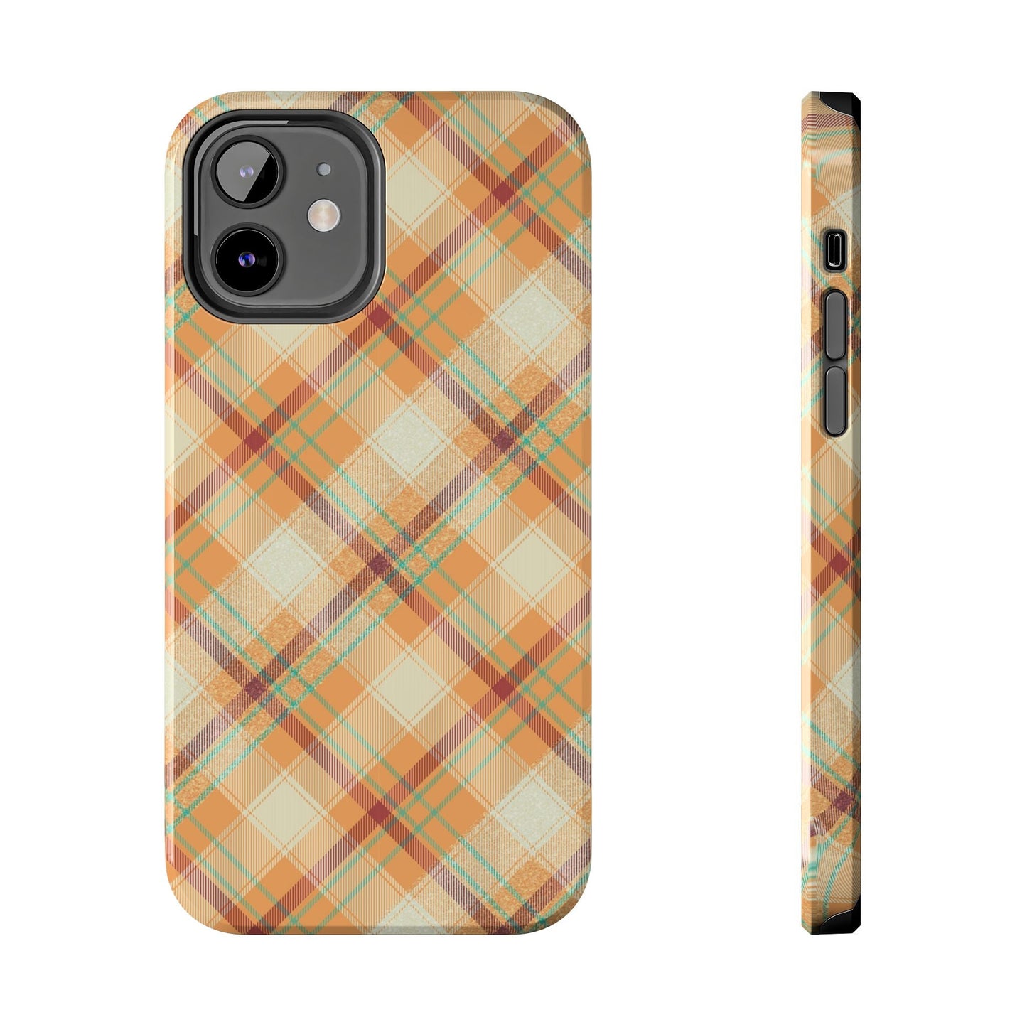 iPhone Case - Warm Autumn Plaid Design - BOGO Cases