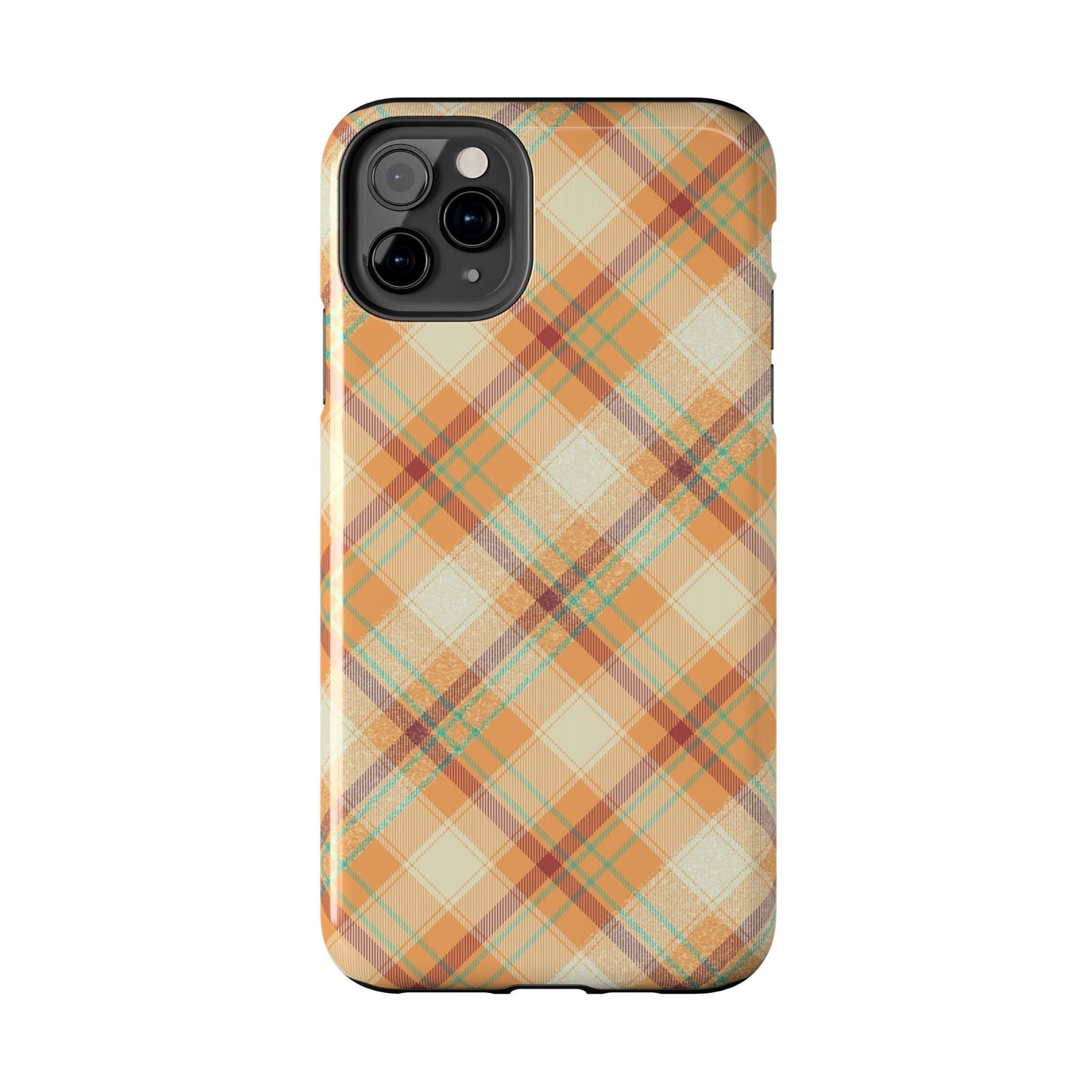 iPhone Case - Warm Autumn Plaid Design - BOGO Cases