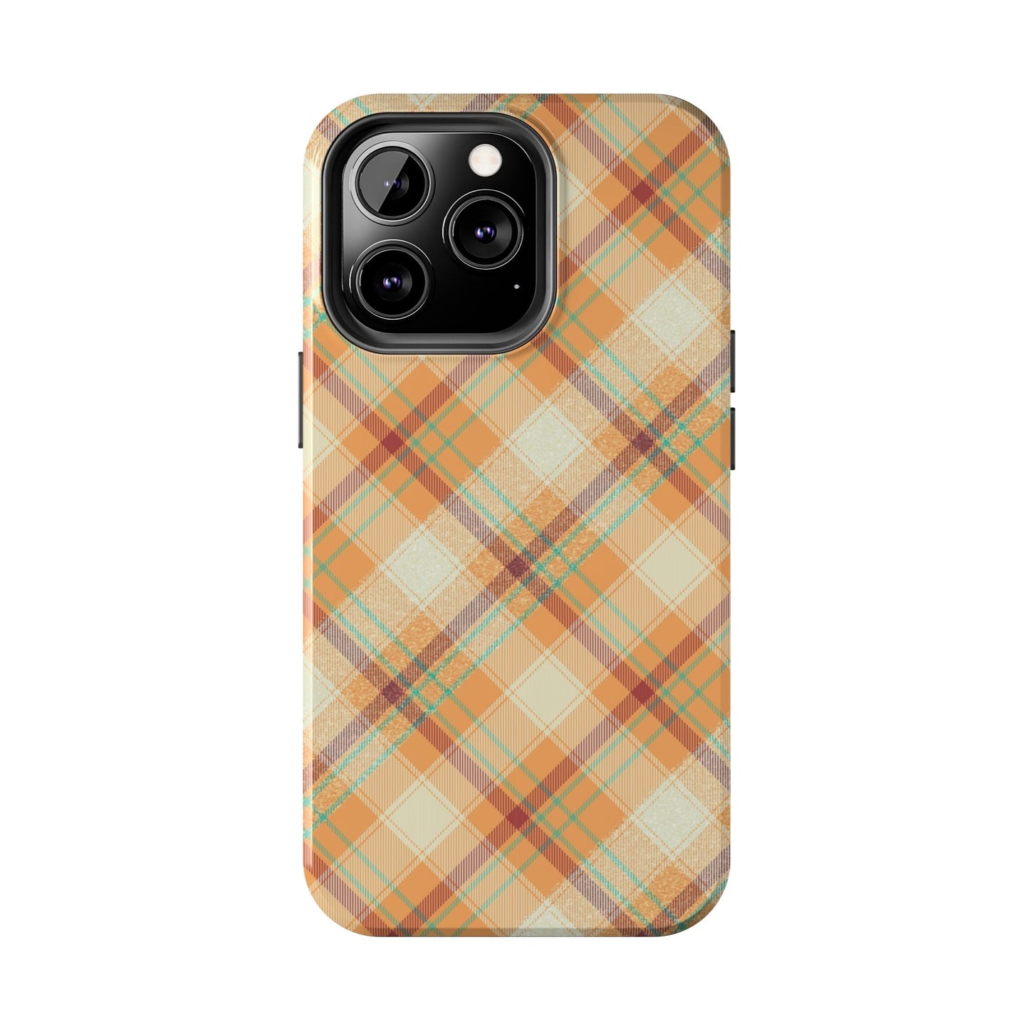 iPhone Case - Warm Autumn Plaid Design - BOGO Cases