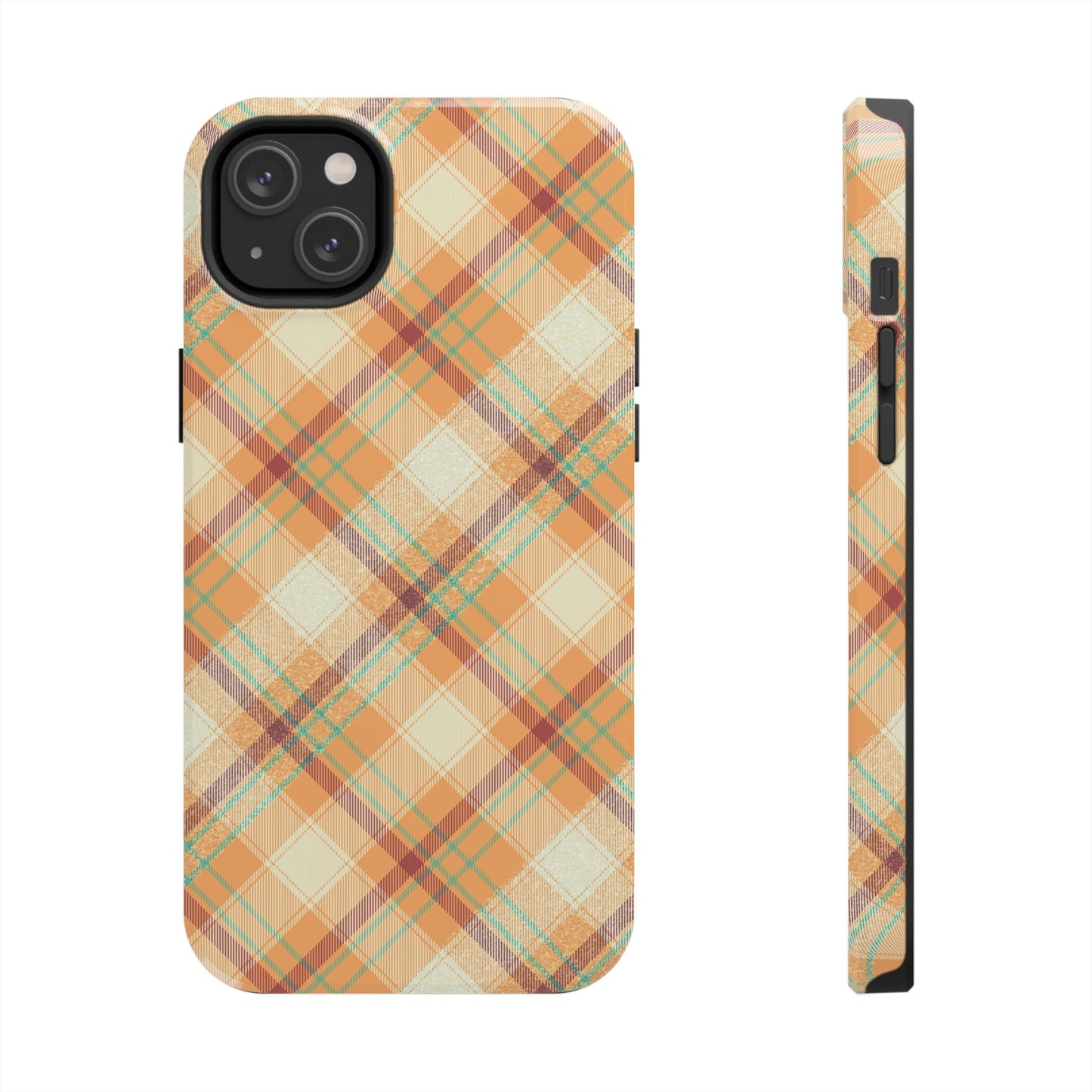 iPhone Case - Warm Autumn Plaid Design - BOGO Cases
