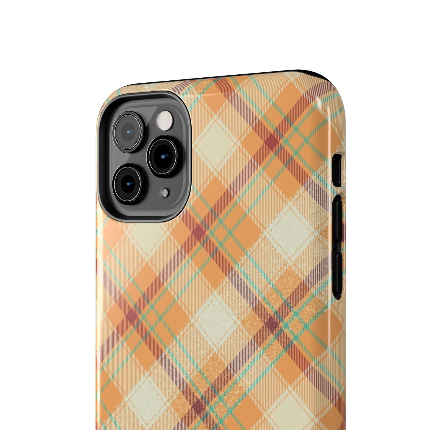 iPhone Case - Warm Autumn Plaid Design - BOGO Cases