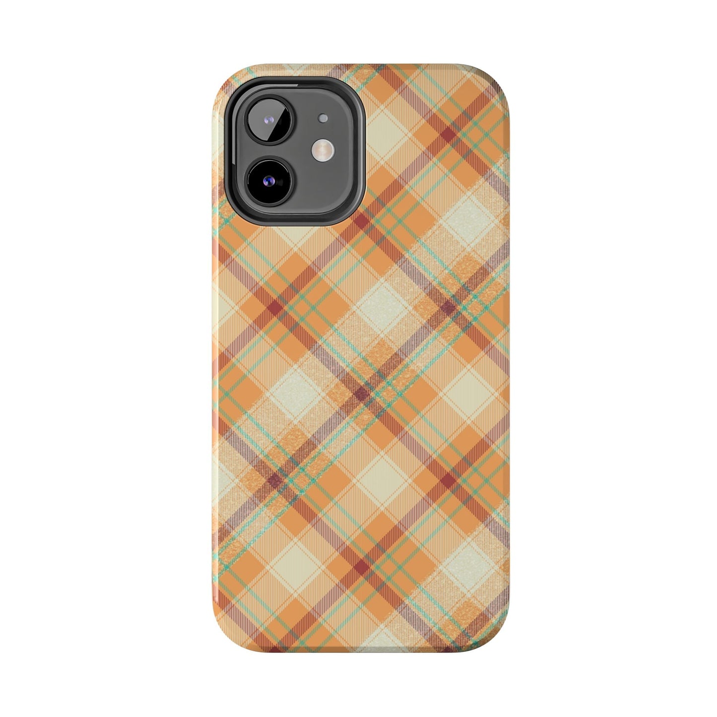iPhone Case - Warm Autumn Plaid Design - BOGO Cases
