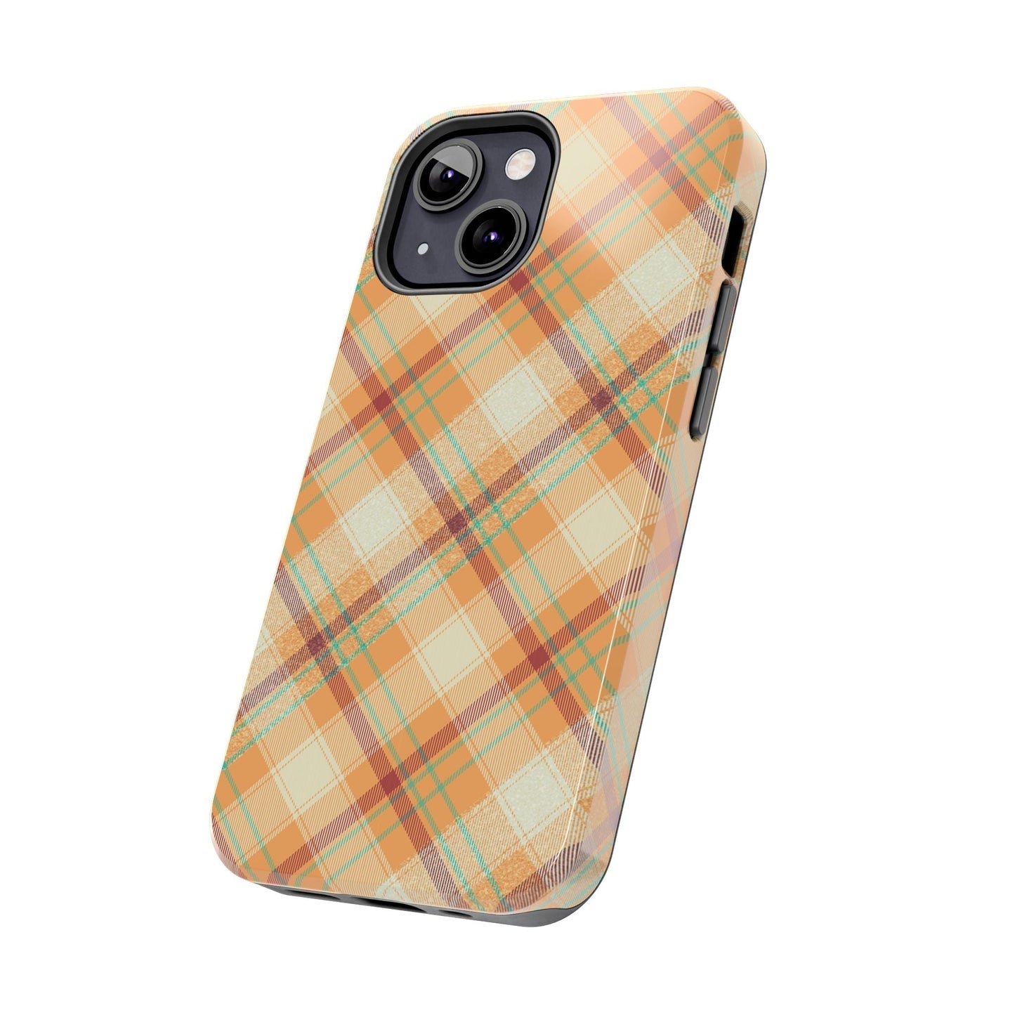 iPhone Case - Warm Autumn Plaid Design - BOGO Cases