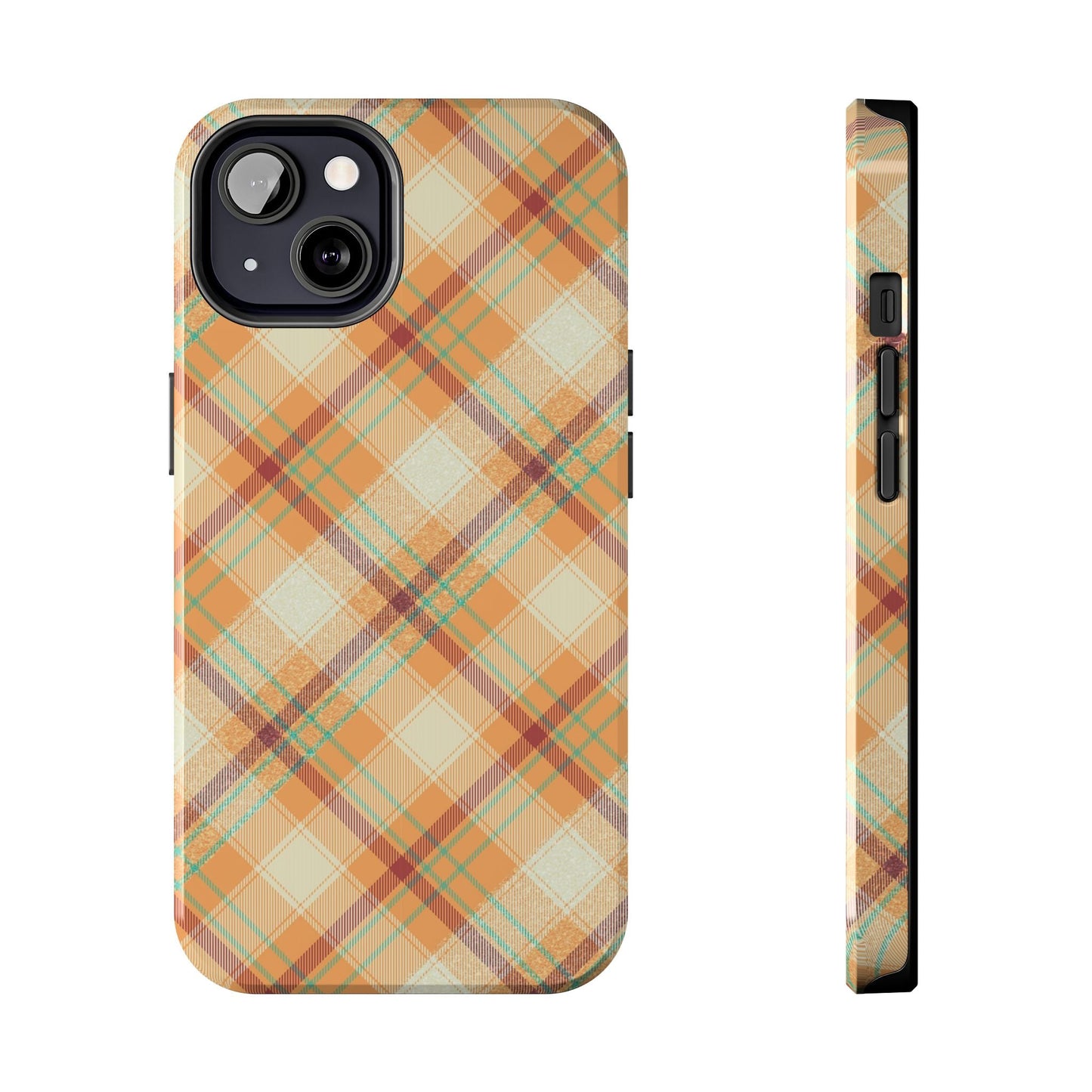 iPhone Case - Warm Autumn Plaid Design - BOGO Cases