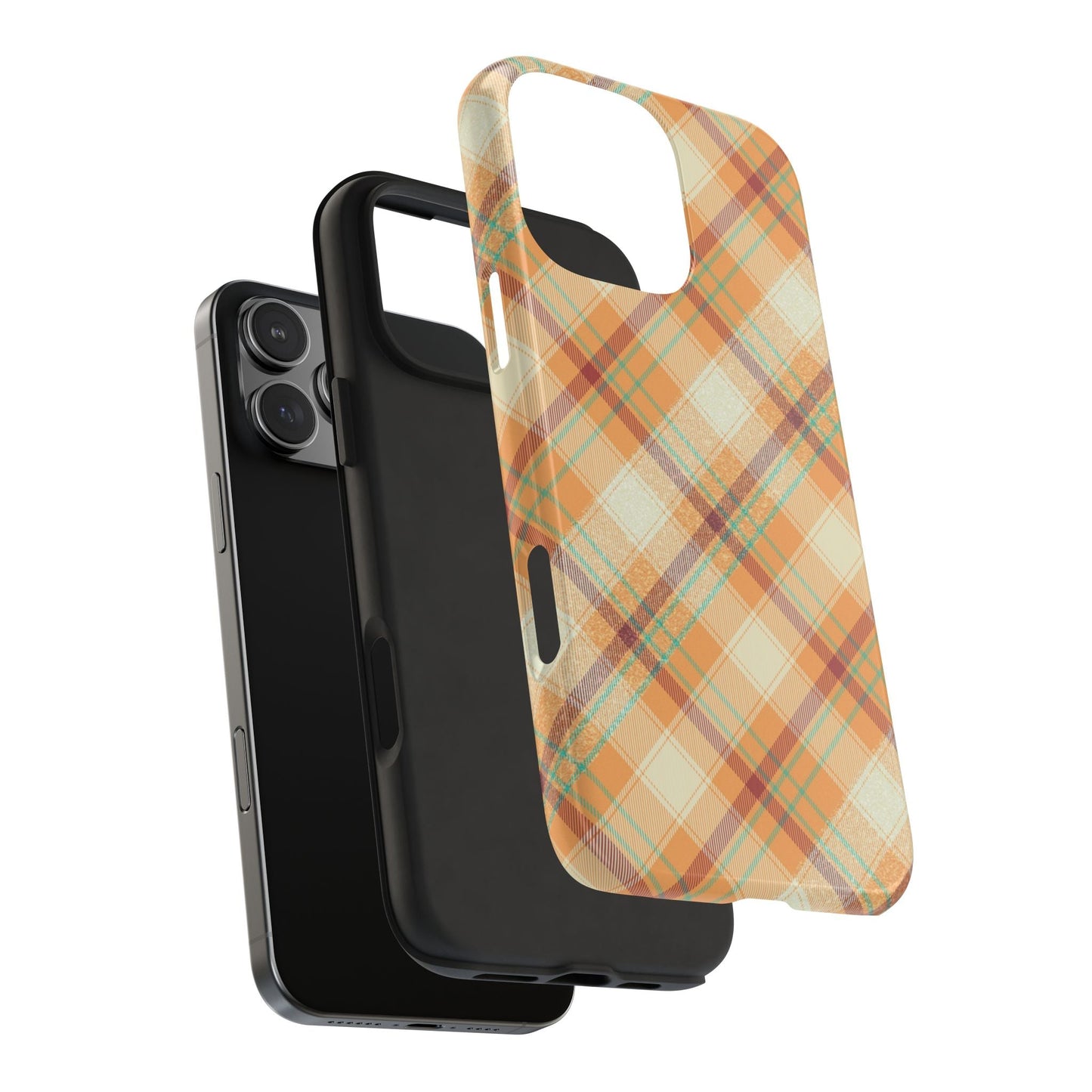 iPhone Case - Warm Autumn Plaid Design - BOGO Cases