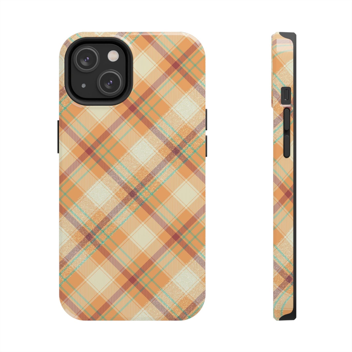 iPhone Case - Warm Autumn Plaid Design - BOGO Cases