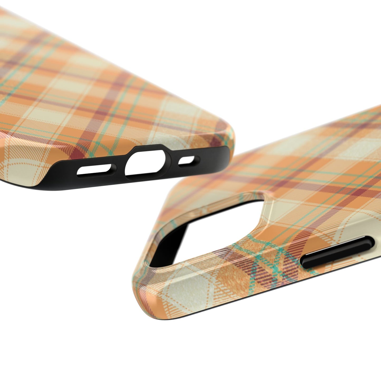 iPhone Case - Warm Autumn Plaid Design - BOGO Cases