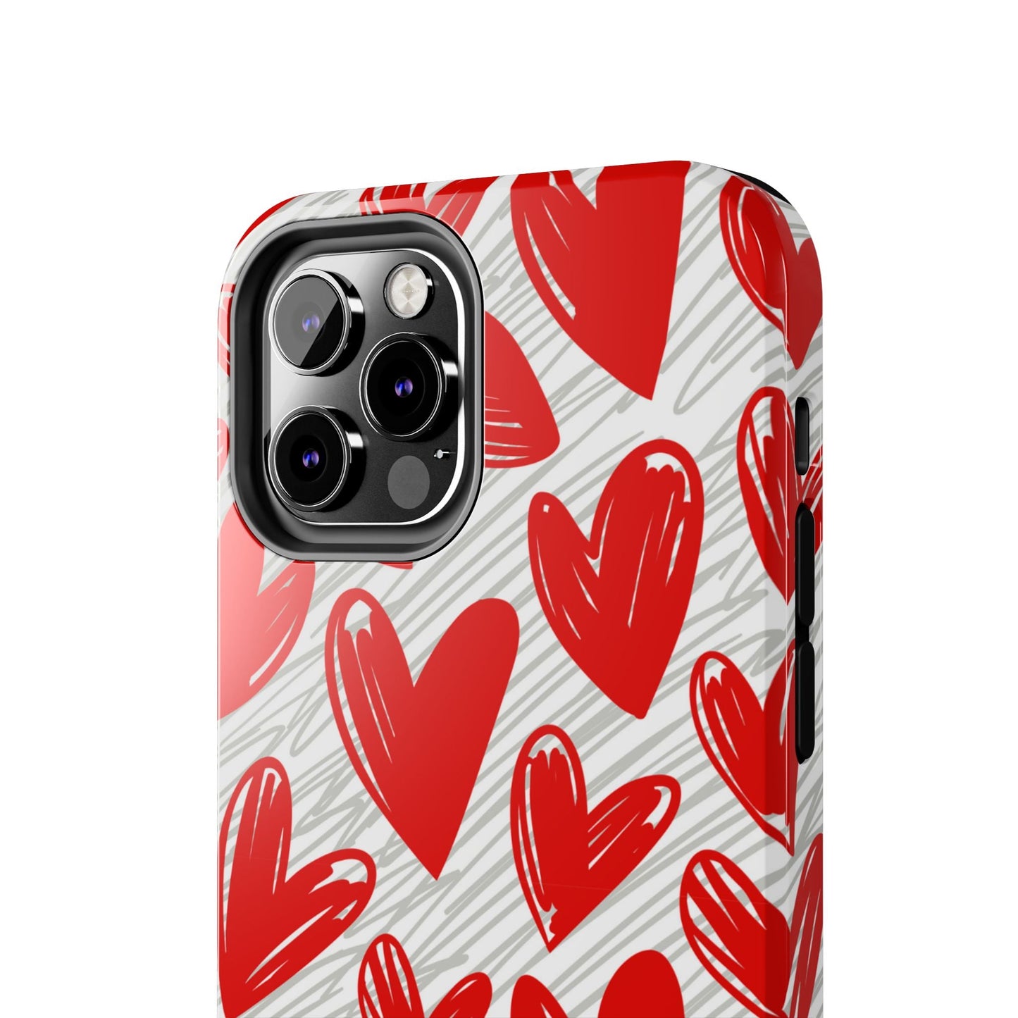 iPhone Case: Whimsical Heart Doodle - BOGO Cases
