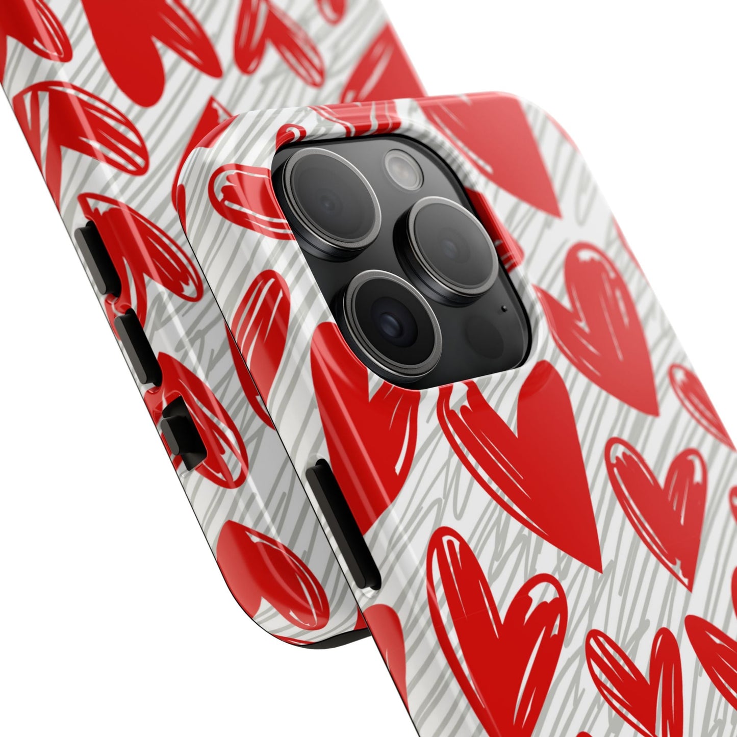 iPhone Case: Whimsical Heart Doodle - BOGO Cases