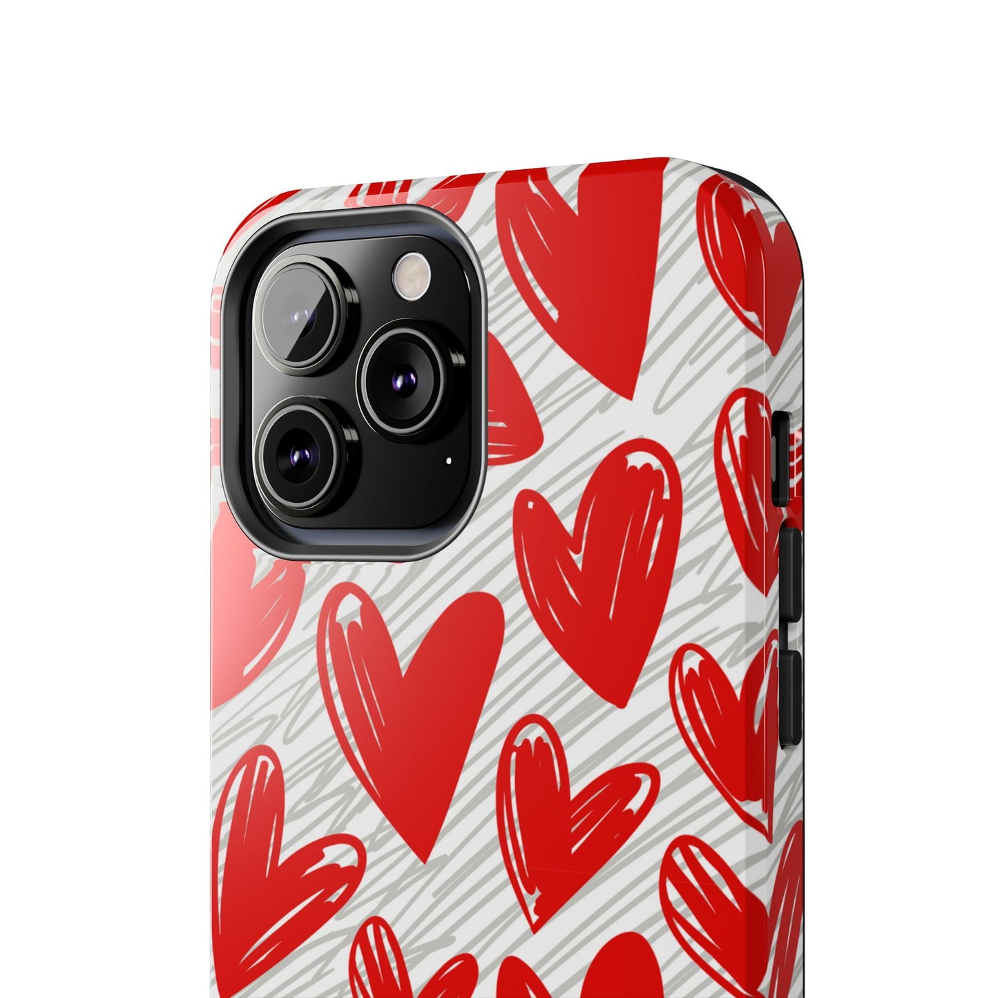 iPhone Case: Whimsical Heart Doodle - BOGO Cases