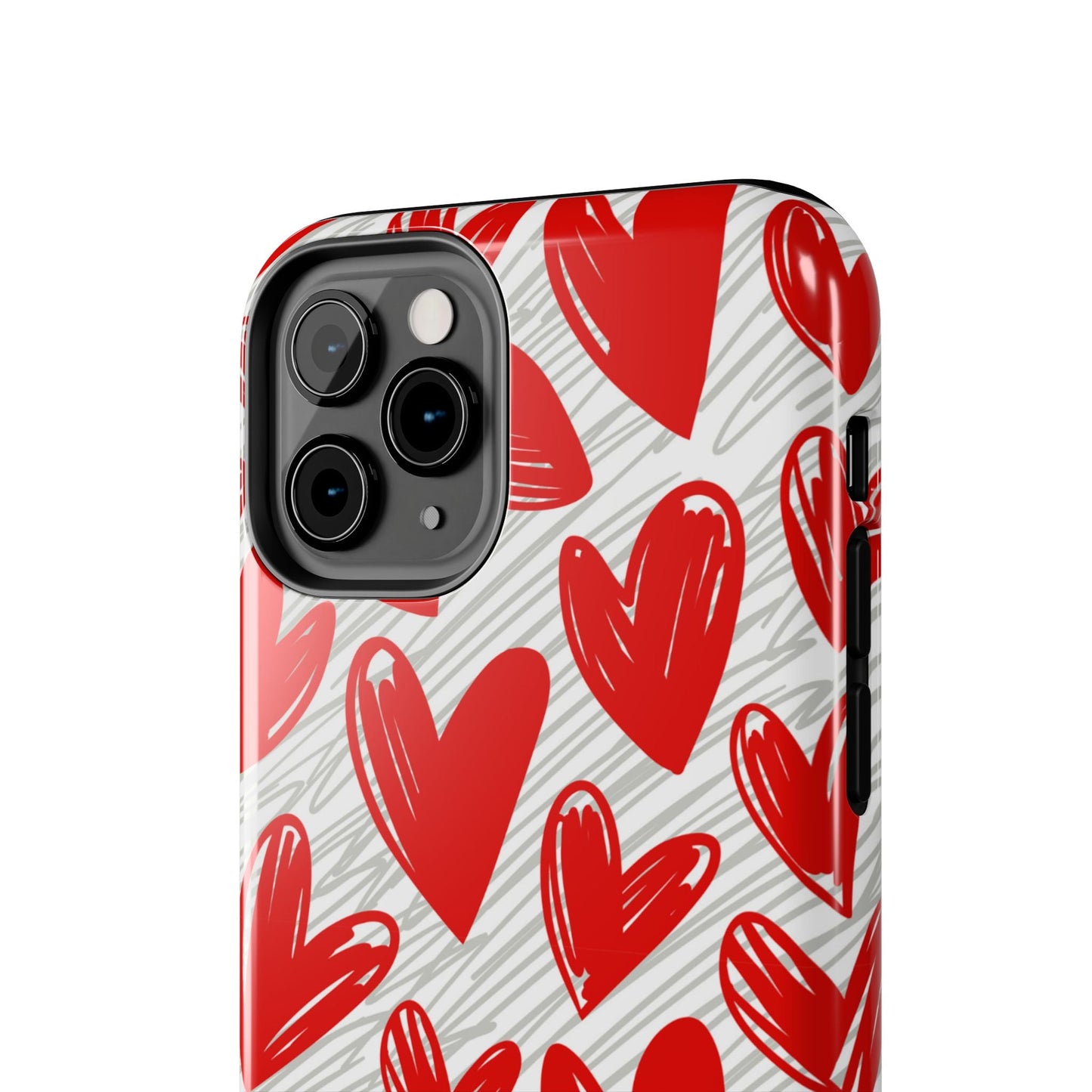 iPhone Case: Whimsical Heart Doodle - BOGO Cases