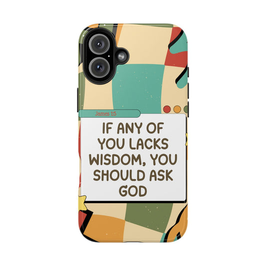 James 1:5 Retro Aesthetic - iPhone Series Case - BOGO Cases