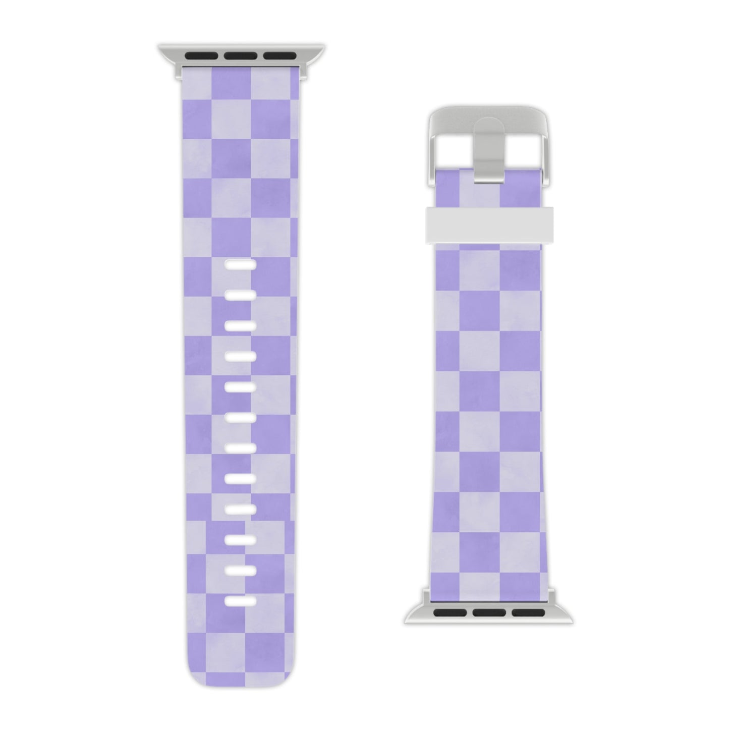 Lavender Checkerboard Apple Watch Band - BOGO Cases