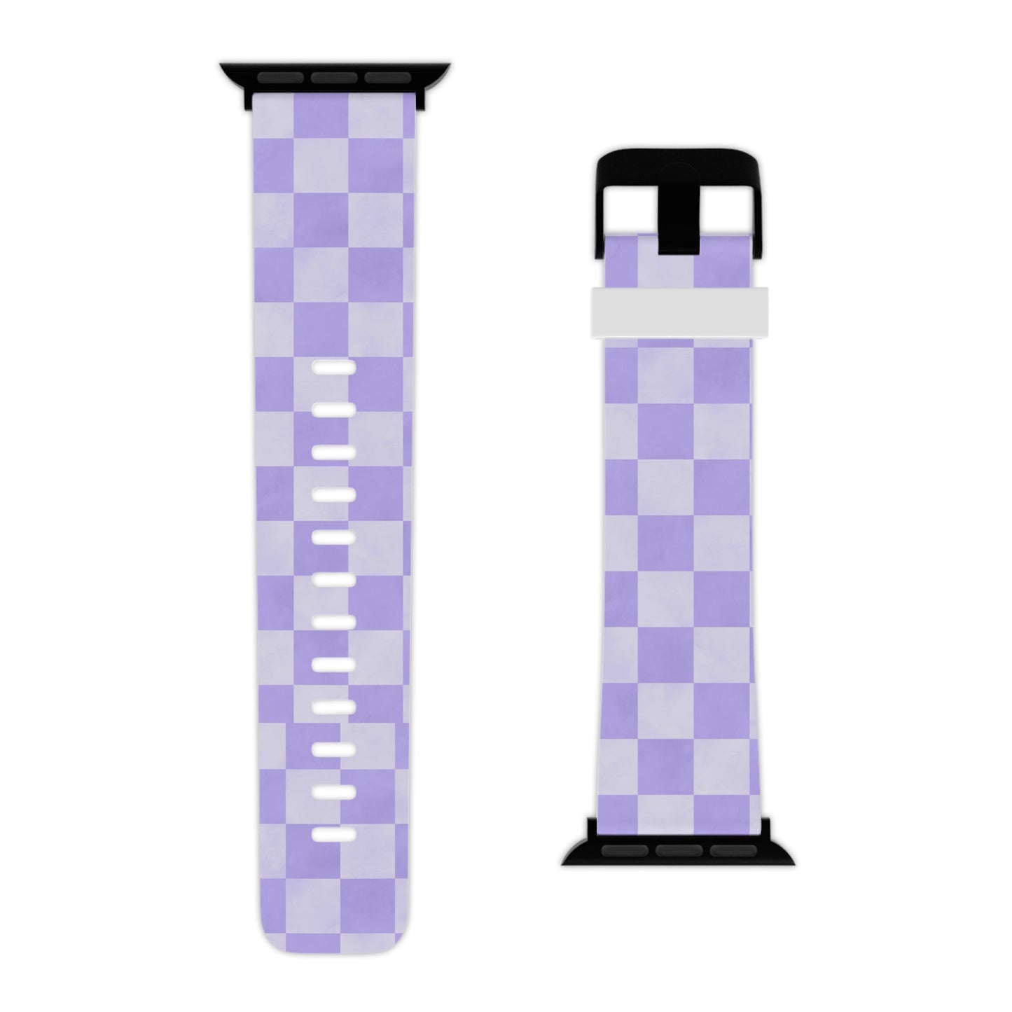 Lavender Checkerboard Apple Watch Band - BOGO Cases