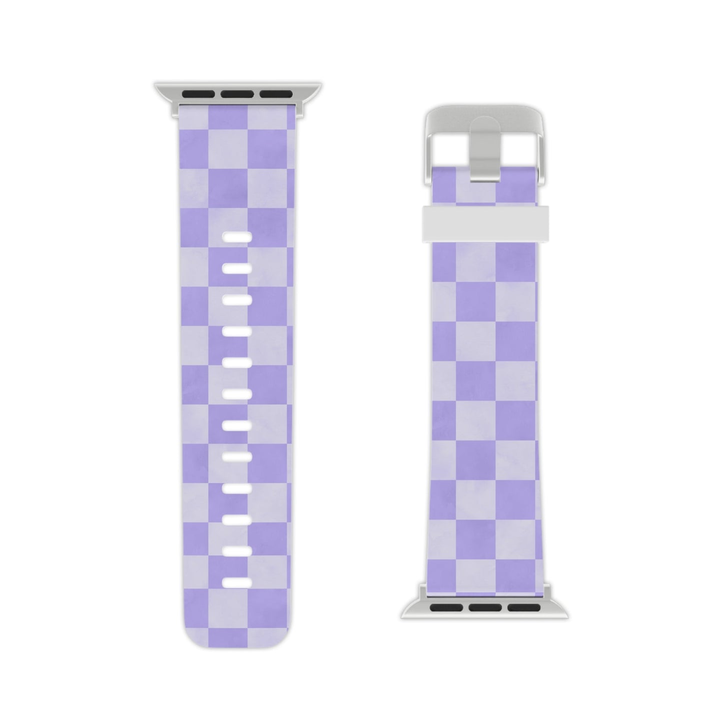 Lavender Checkerboard Apple Watch Band - BOGO Cases