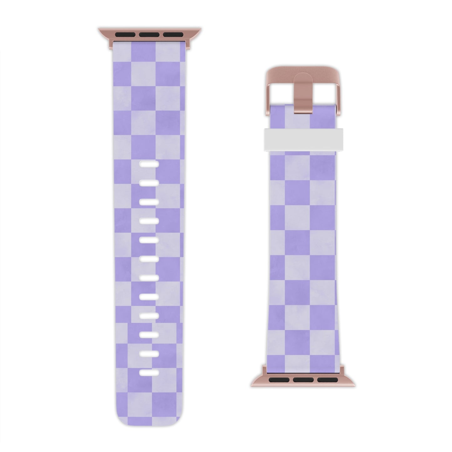Lavender Checkerboard Apple Watch Band - BOGO Cases