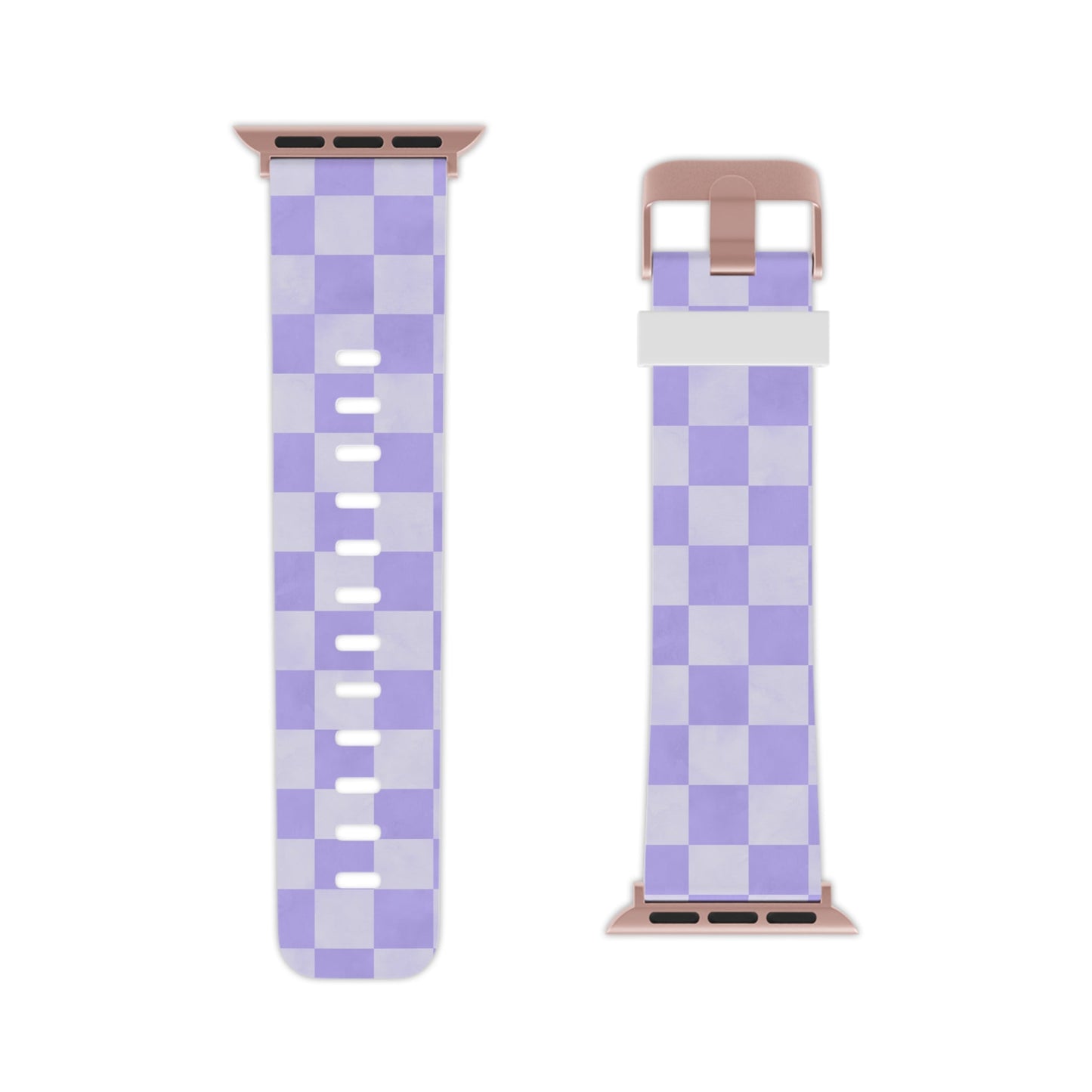 Lavender Checkerboard Apple Watch Band - BOGO Cases