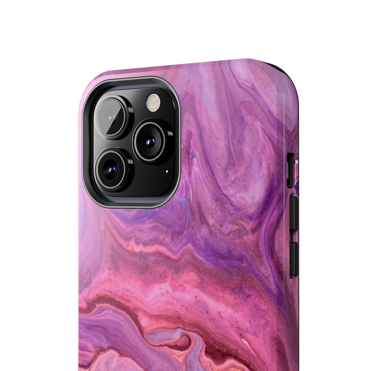 Lavender Dreamscape – iPhone Case with Pink & Purple Marble Swirl - BOGO Cases