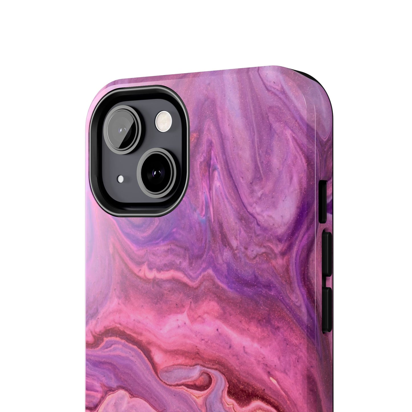 Lavender Dreamscape – iPhone Case with Pink & Purple Marble Swirl - BOGO Cases