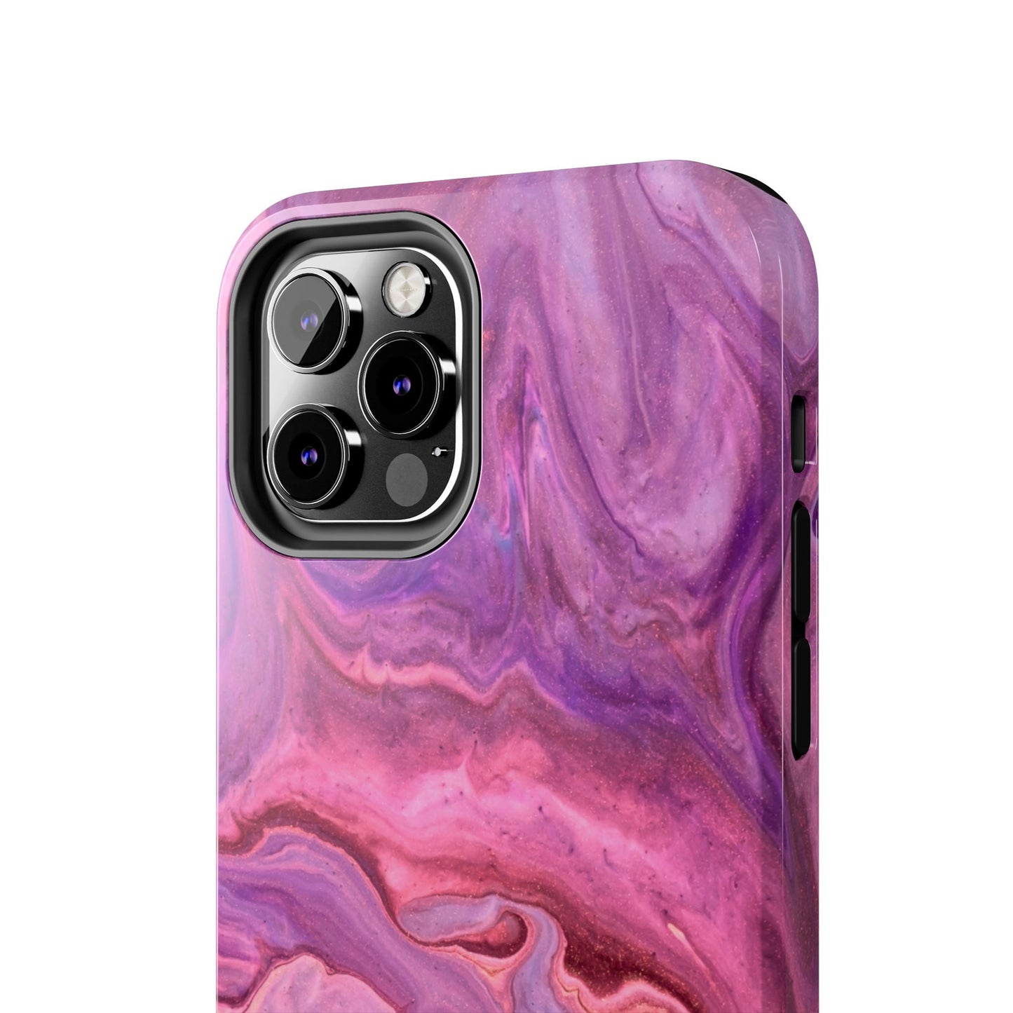 Lavender Dreamscape – iPhone Case with Pink & Purple Marble Swirl - BOGO Cases
