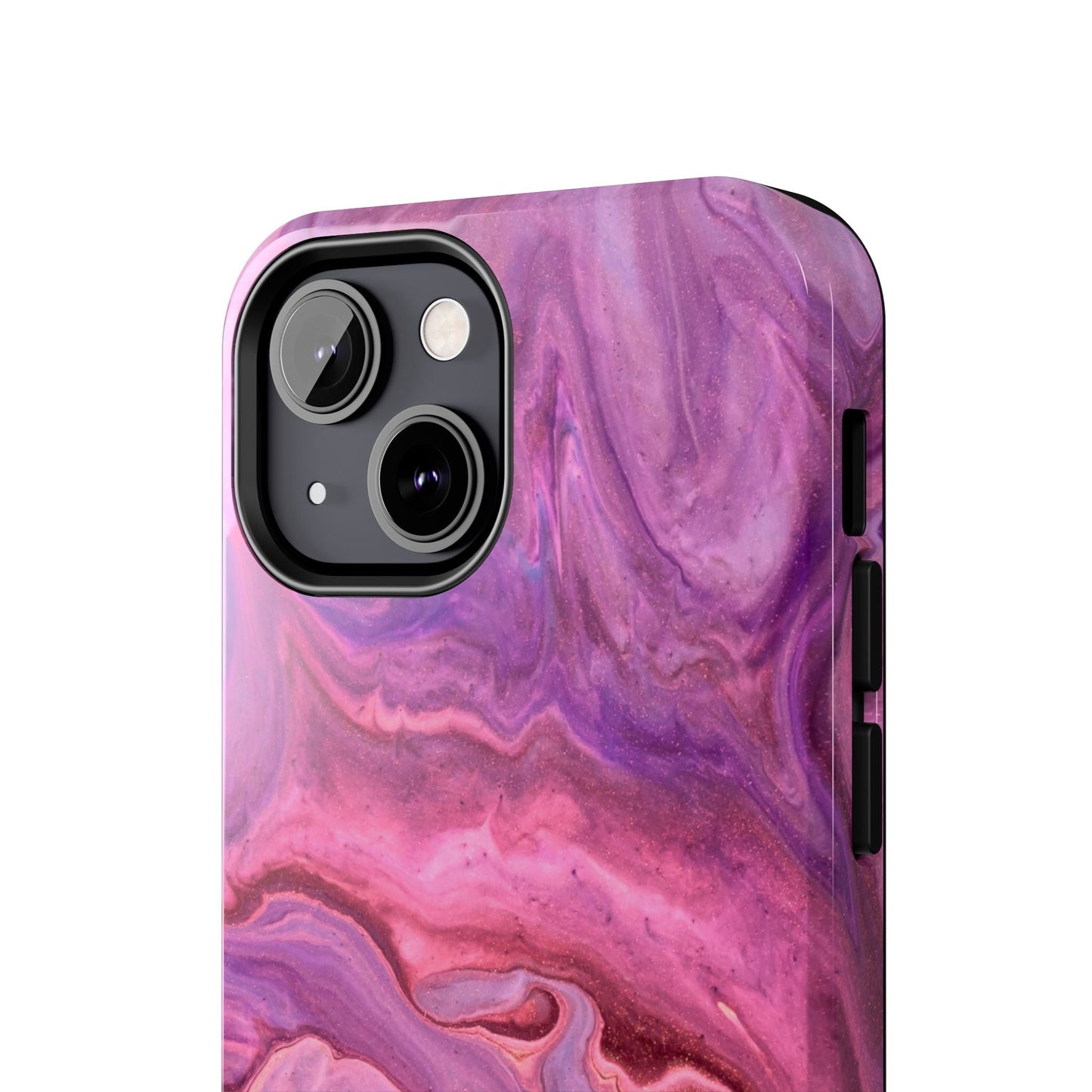 Lavender Dreamscape – iPhone Case with Pink & Purple Marble Swirl - BOGO Cases