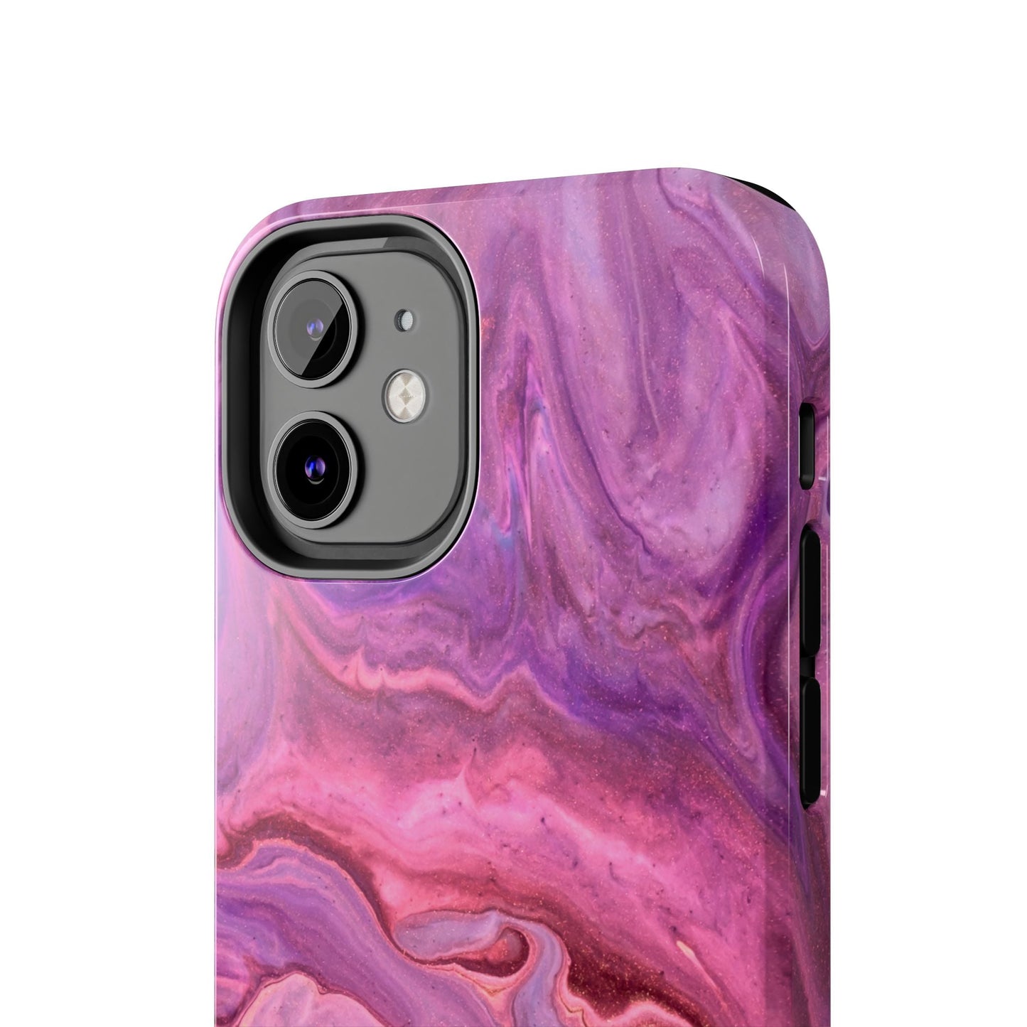 Lavender Dreamscape – iPhone Case with Pink & Purple Marble Swirl - BOGO Cases
