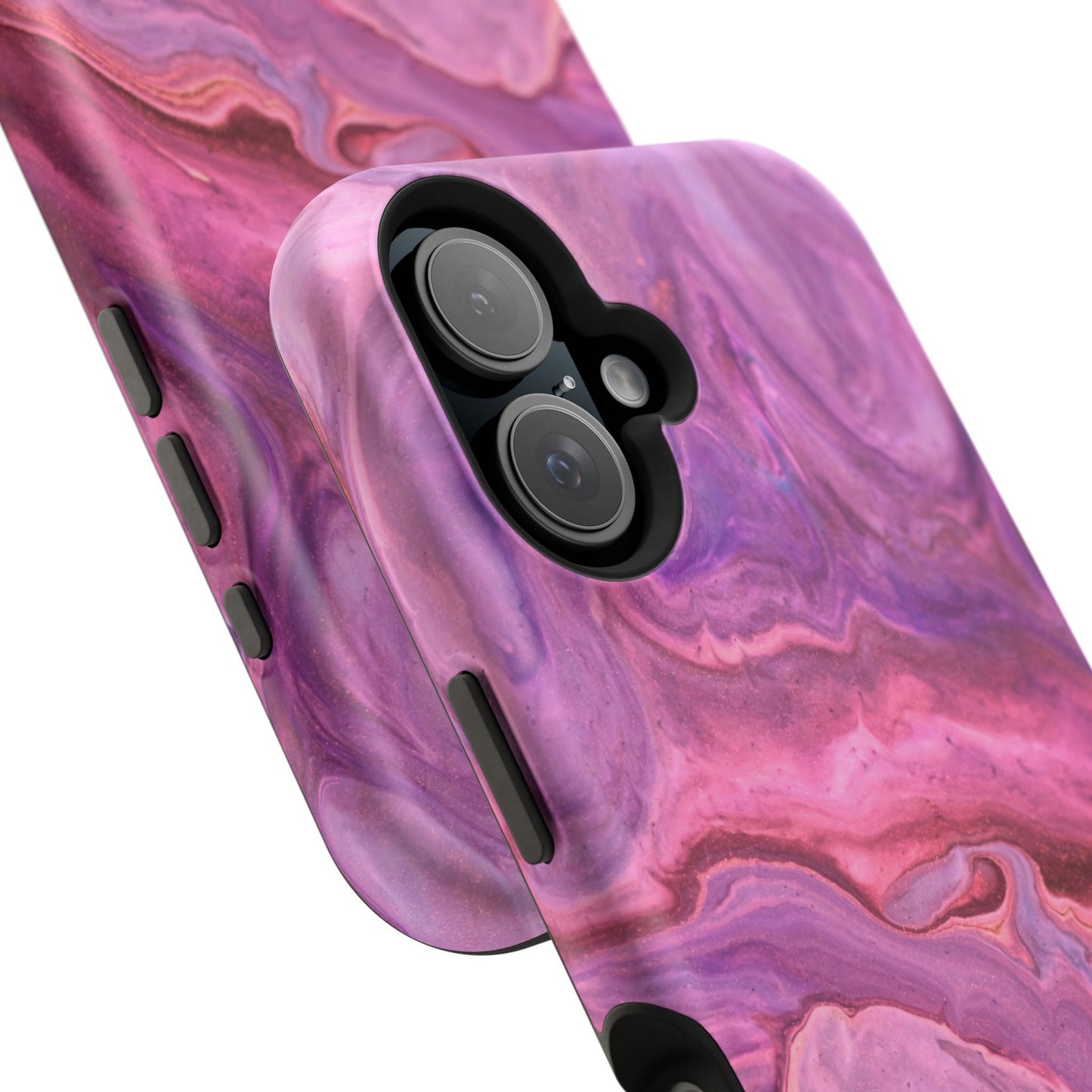 Lavender Dreamscape – MagSafe Case with Abstract Purple & Pink Marble Art - BOGO Cases