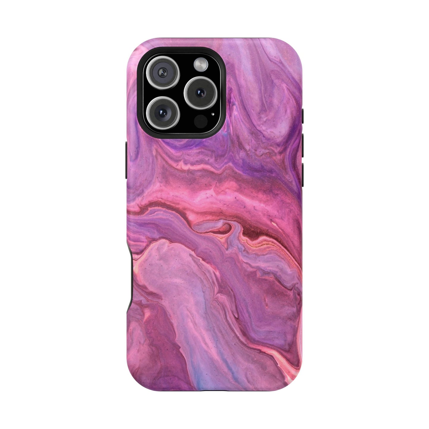 Lavender Dreamscape – MagSafe Case with Abstract Purple & Pink Marble Art - BOGO Cases