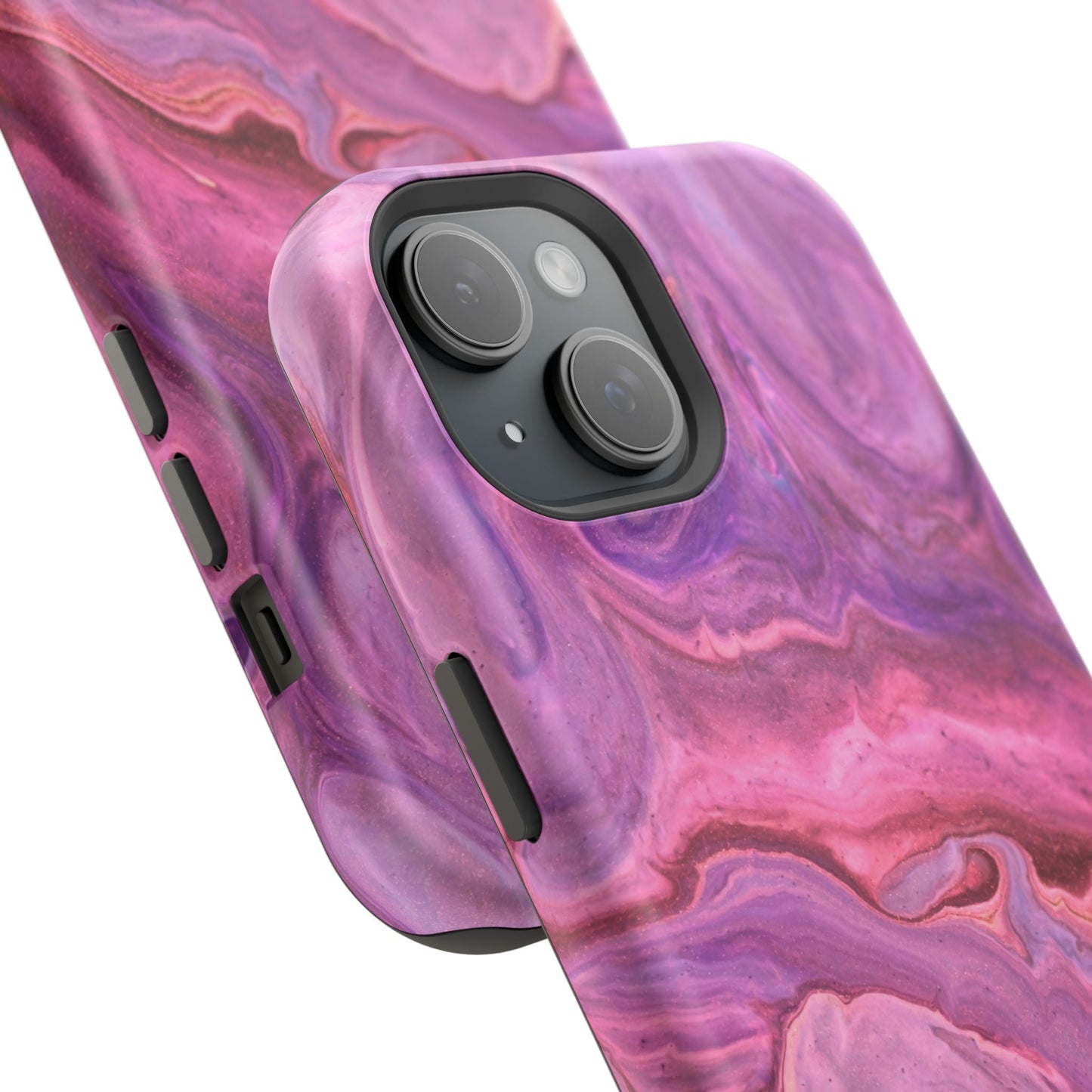 Lavender Dreamscape – MagSafe Case with Abstract Purple & Pink Marble Art - BOGO Cases