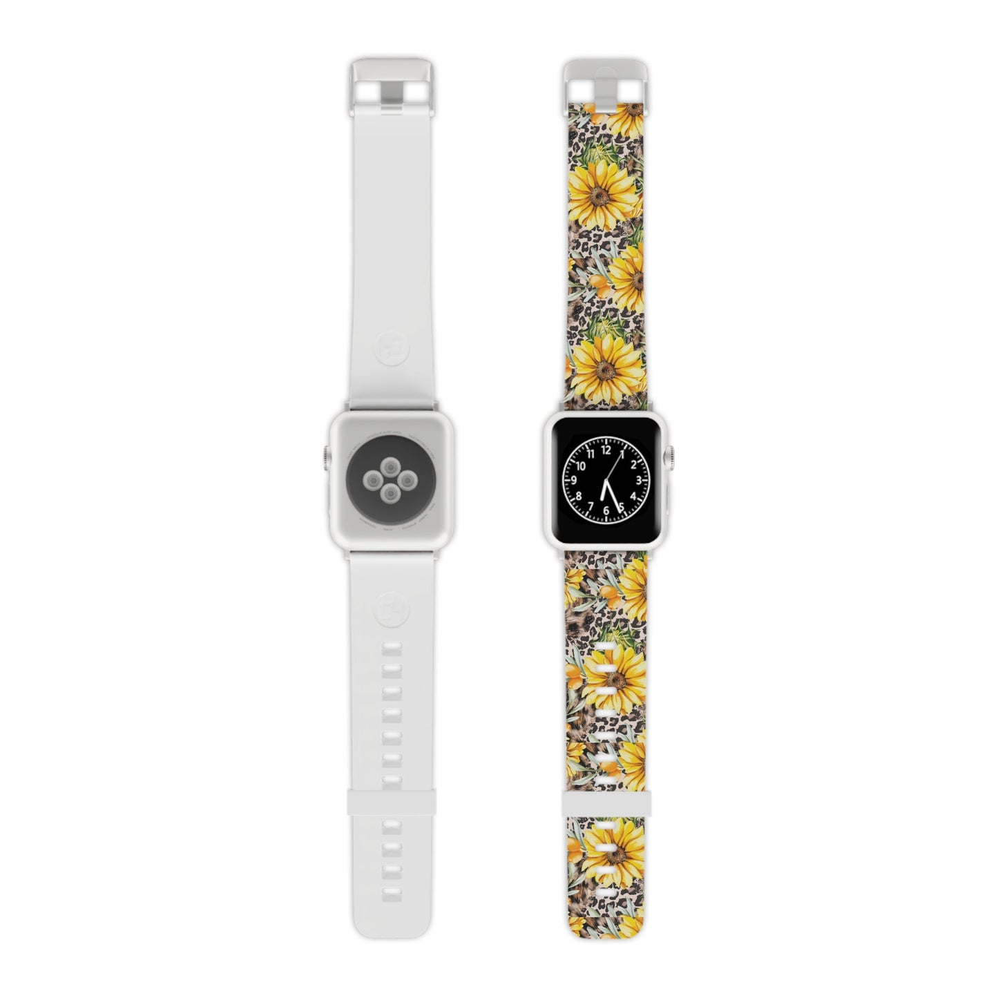 Leopard Sunflower Chic Apple Watch Band - BOGO Cases