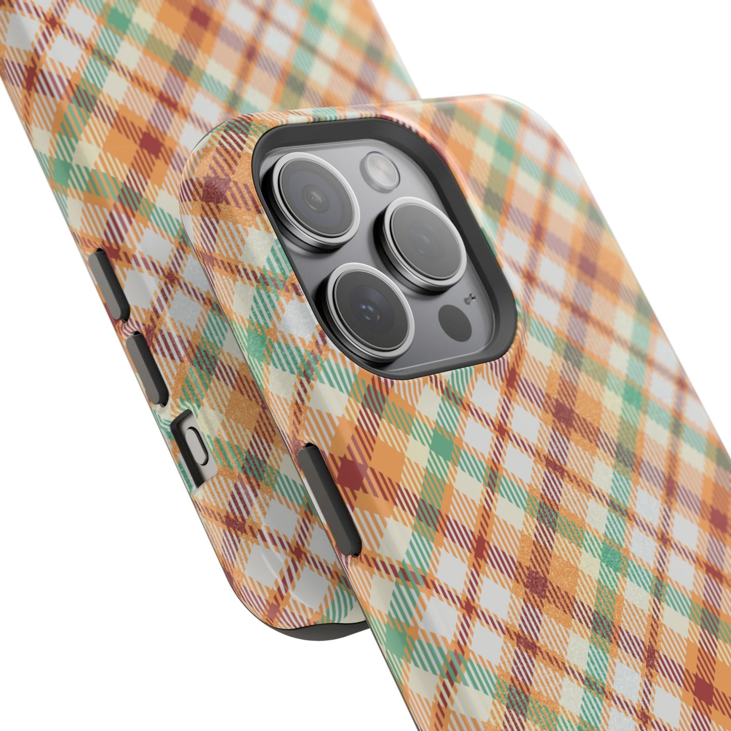 MagSafe Case - Autumn Harvest Plaid Design - BOGO Cases