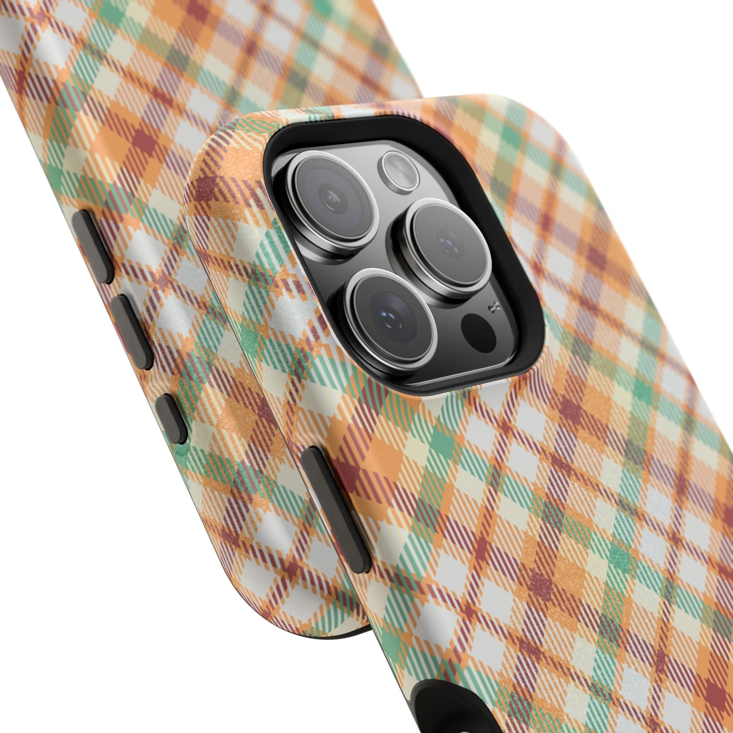 MagSafe Case - Autumn Harvest Plaid Design - BOGO Cases